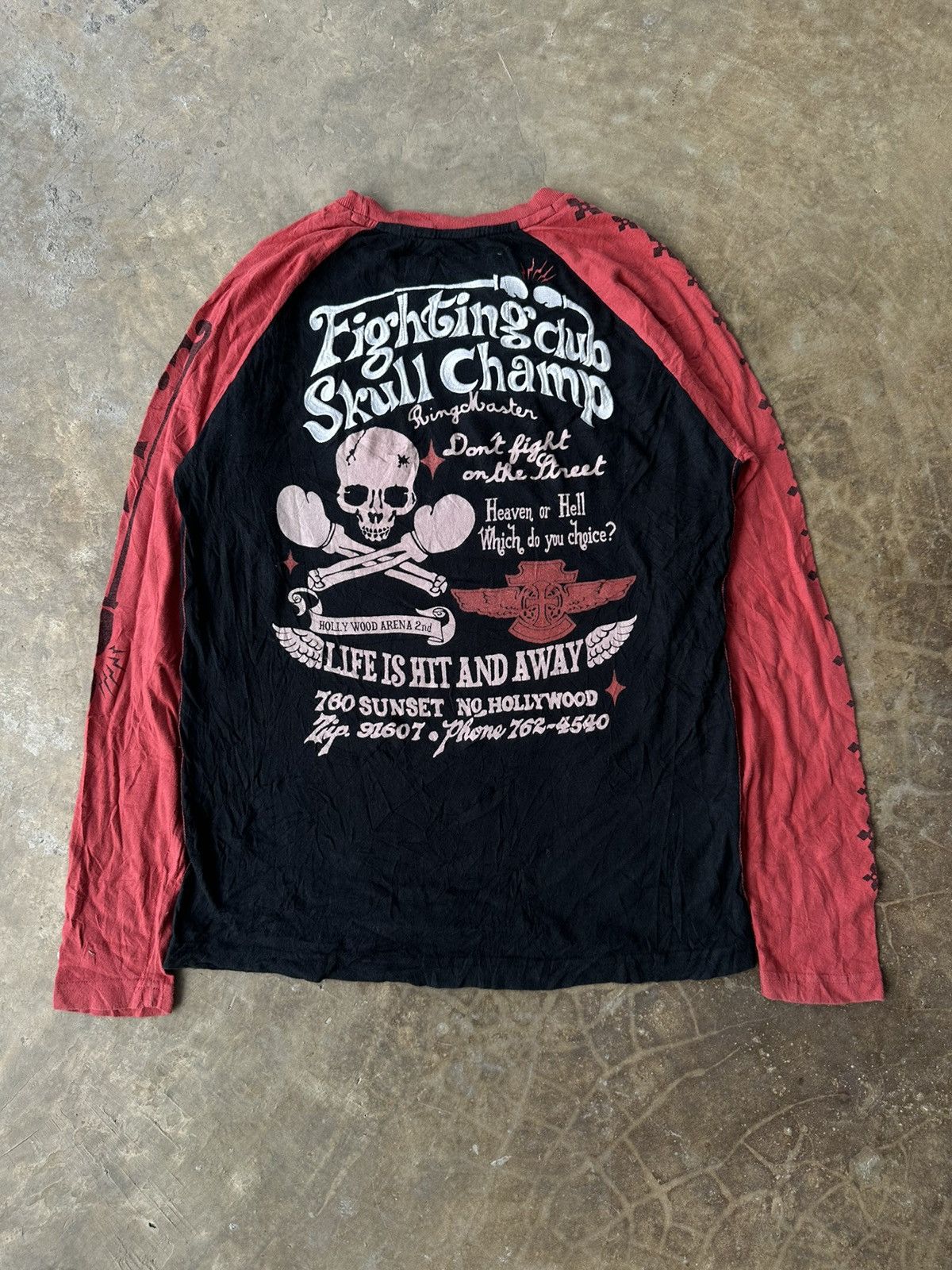 Japanese Brand Bike pioneer skulls Longsleeve Shirts (fit for s-m) Size US L / EU 52-54 / 3 - 1 Thumbnail