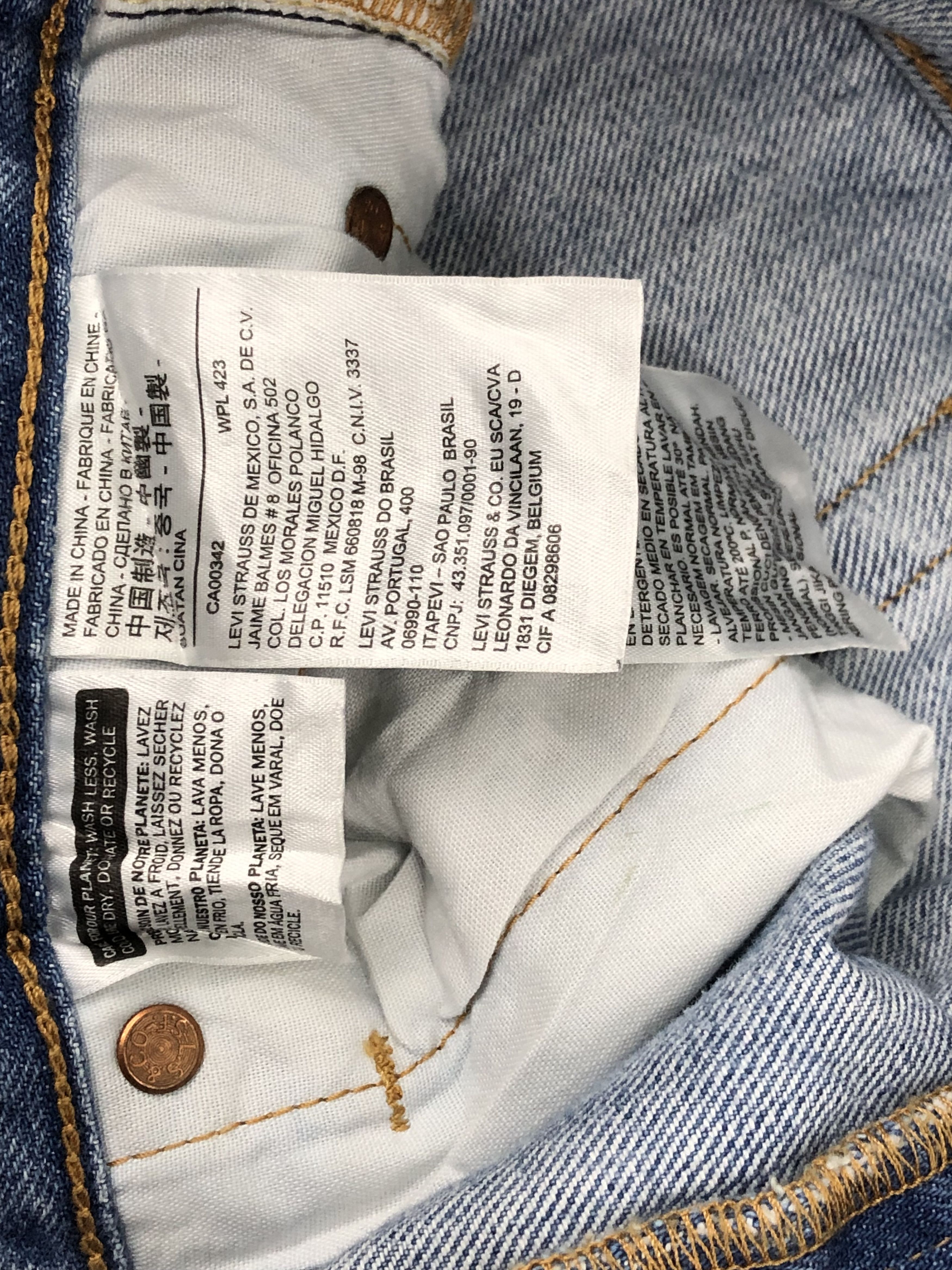 Levi's Vintage Levis 501 Light Wash Jeans DP1515 Size US 29 - 12 Thumbnail