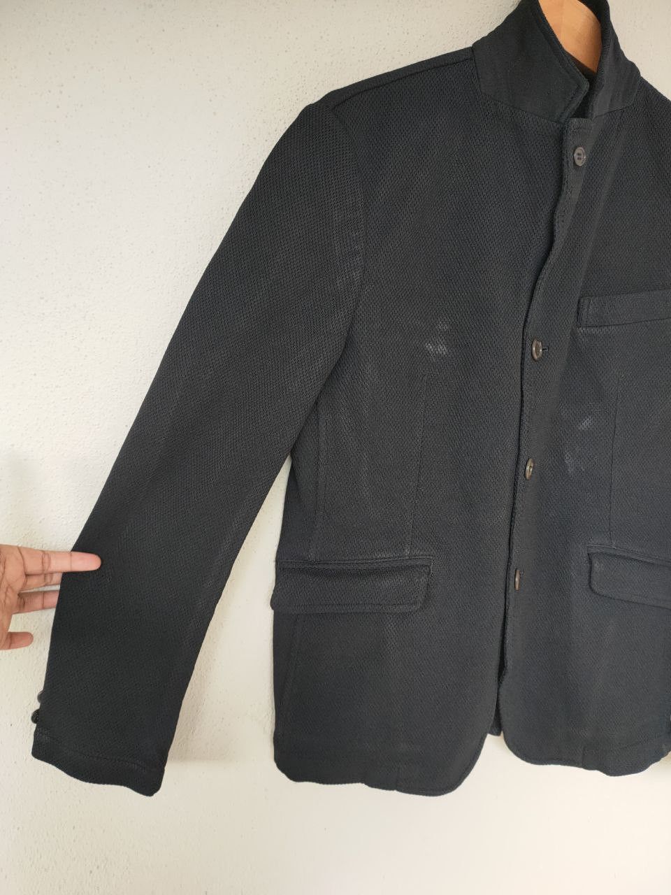 Comme des Garcons Homme Comme des Garcons Homme Black Jacket Size US S / EU 44-46 / 1 - 3 Thumbnail