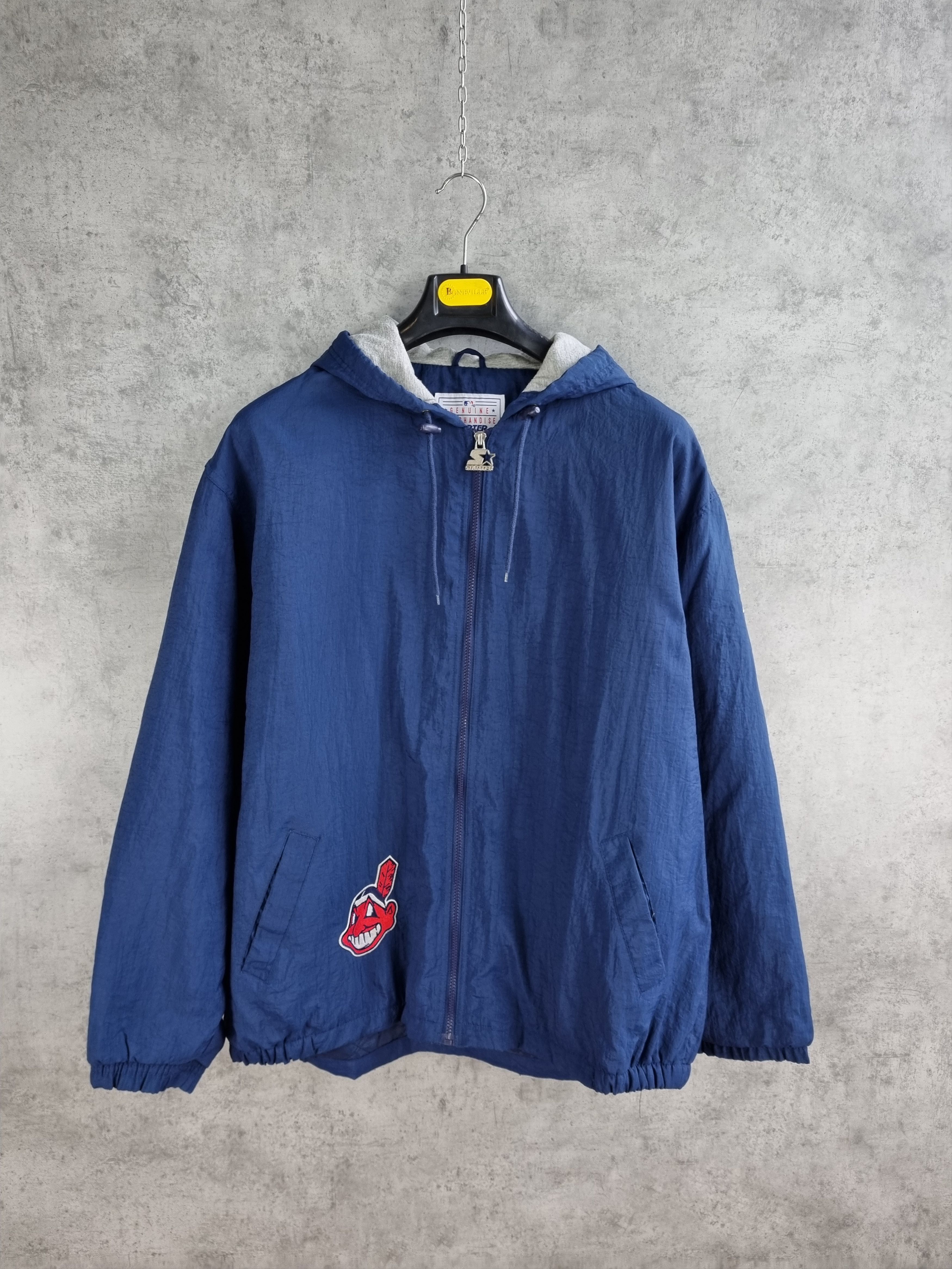 MLB × Starter × Vintage Rare 90s Indians Baseball MLB Starter Jacket Size US XL / EU 56 / 4 - 17 Thumbnail