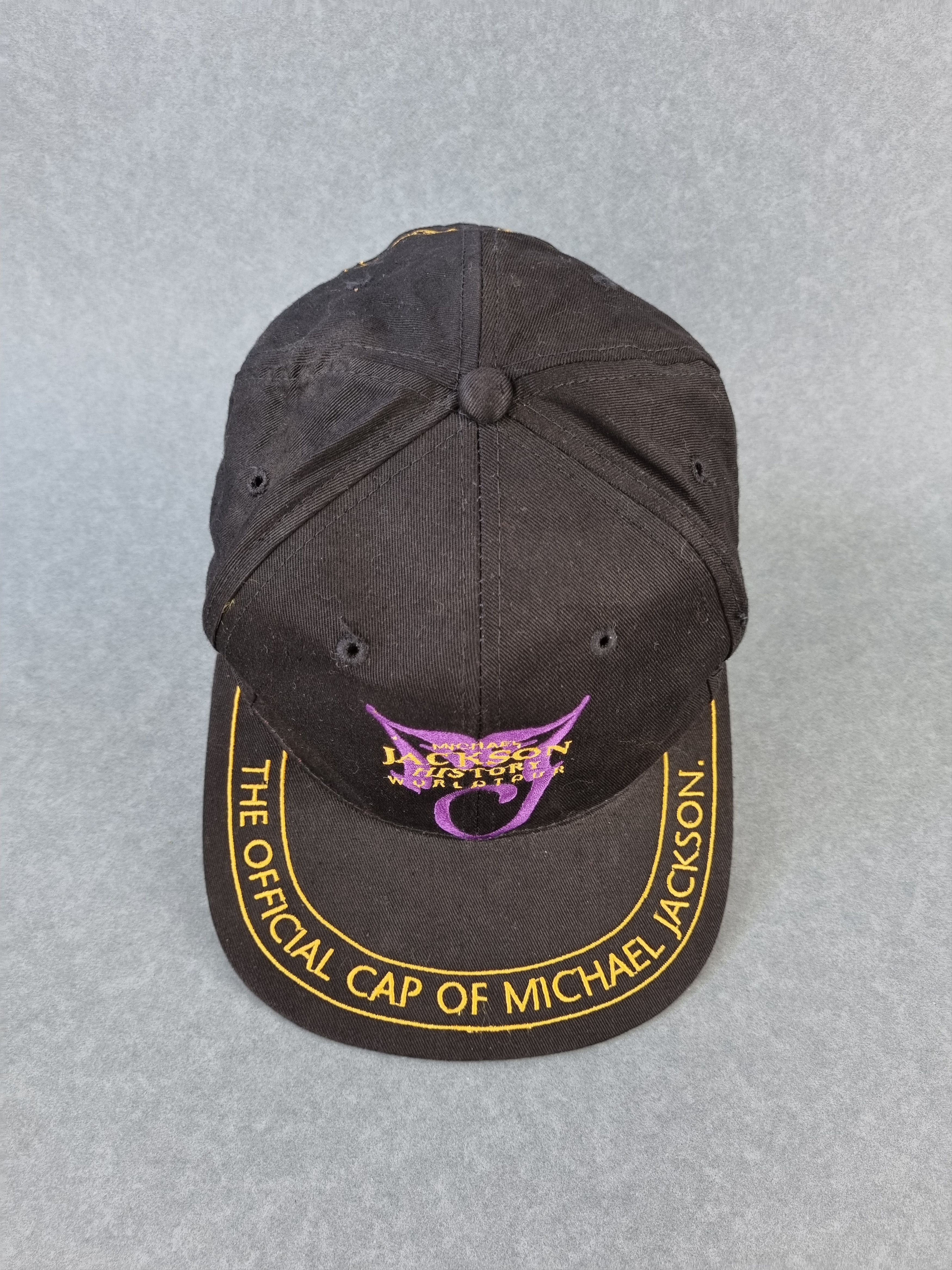 Band Tees × Michael Jackson × Vintage 90s Michael Jackson The Mystery Tour Vintage Cap Size ONE SIZE - 2 Thumbnail