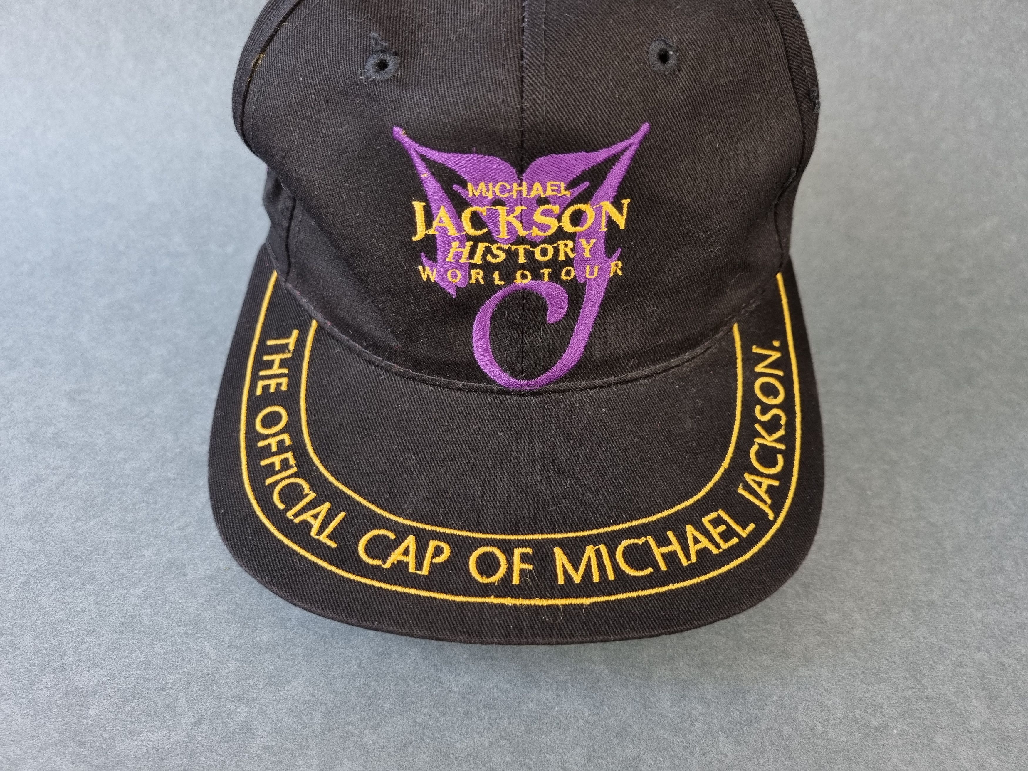 Band Tees × Michael Jackson × Vintage 90s Michael Jackson The Mystery Tour Vintage Cap Size ONE SIZE - 5 Thumbnail