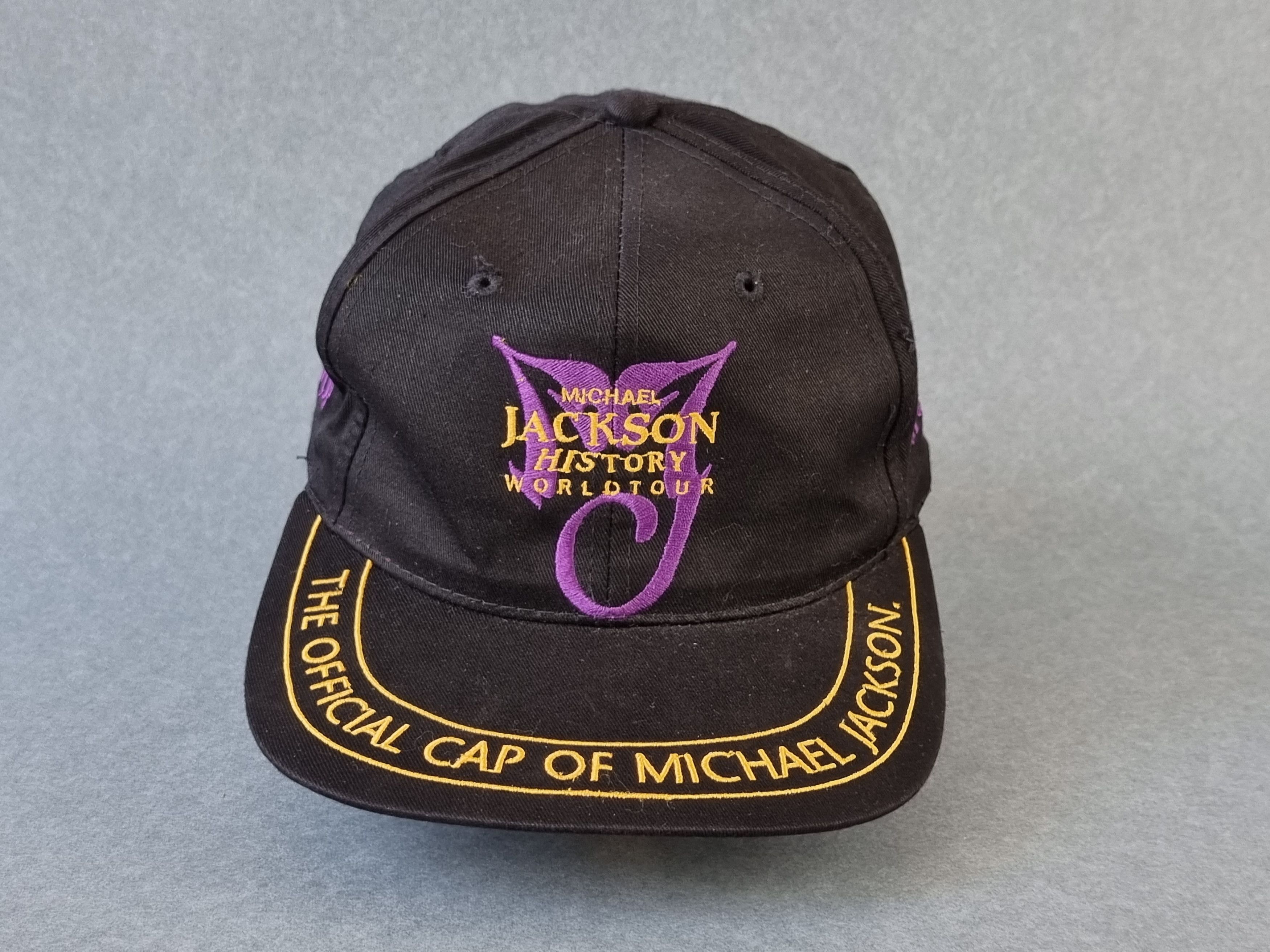Band Tees × Michael Jackson × Vintage 90s Michael Jackson The Mystery Tour Vintage Cap Size ONE SIZE - 7 Thumbnail