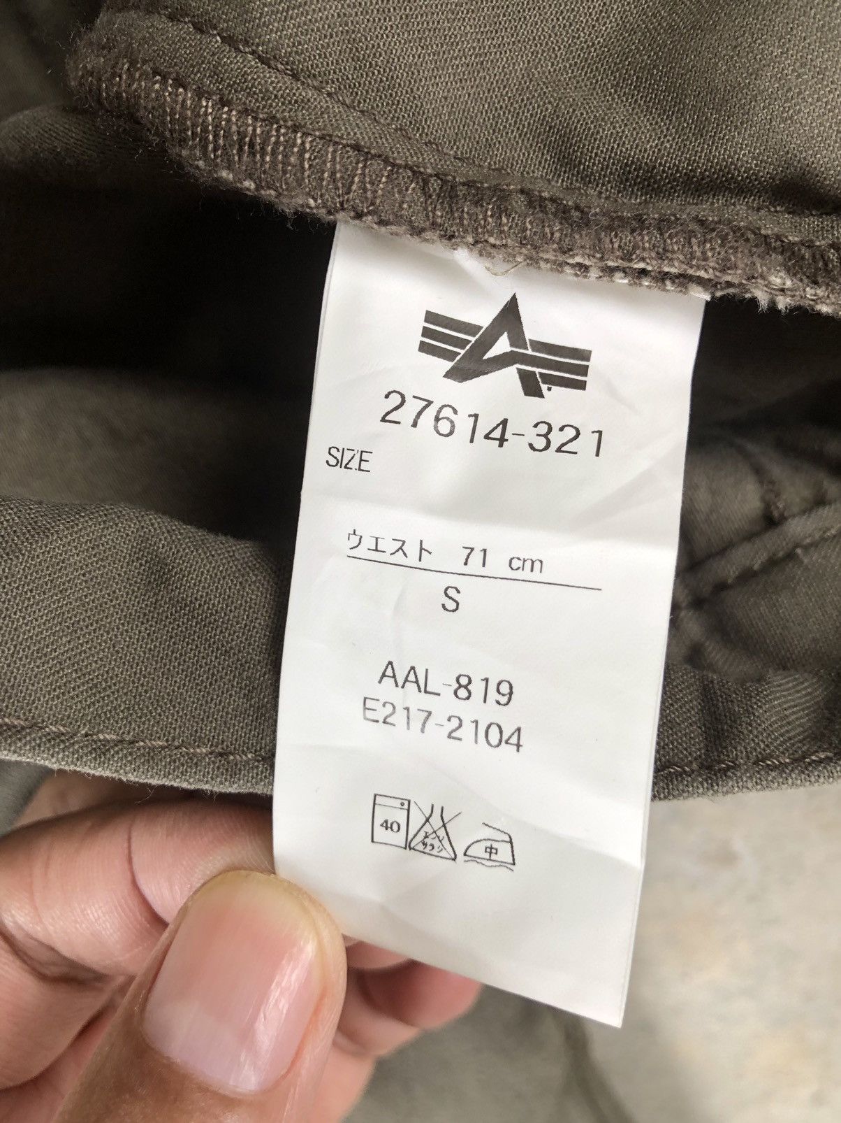 Alpha Industries Alpha Industries Cargo Pants Tactical Multipocket Size US 27 - 15 Thumbnail