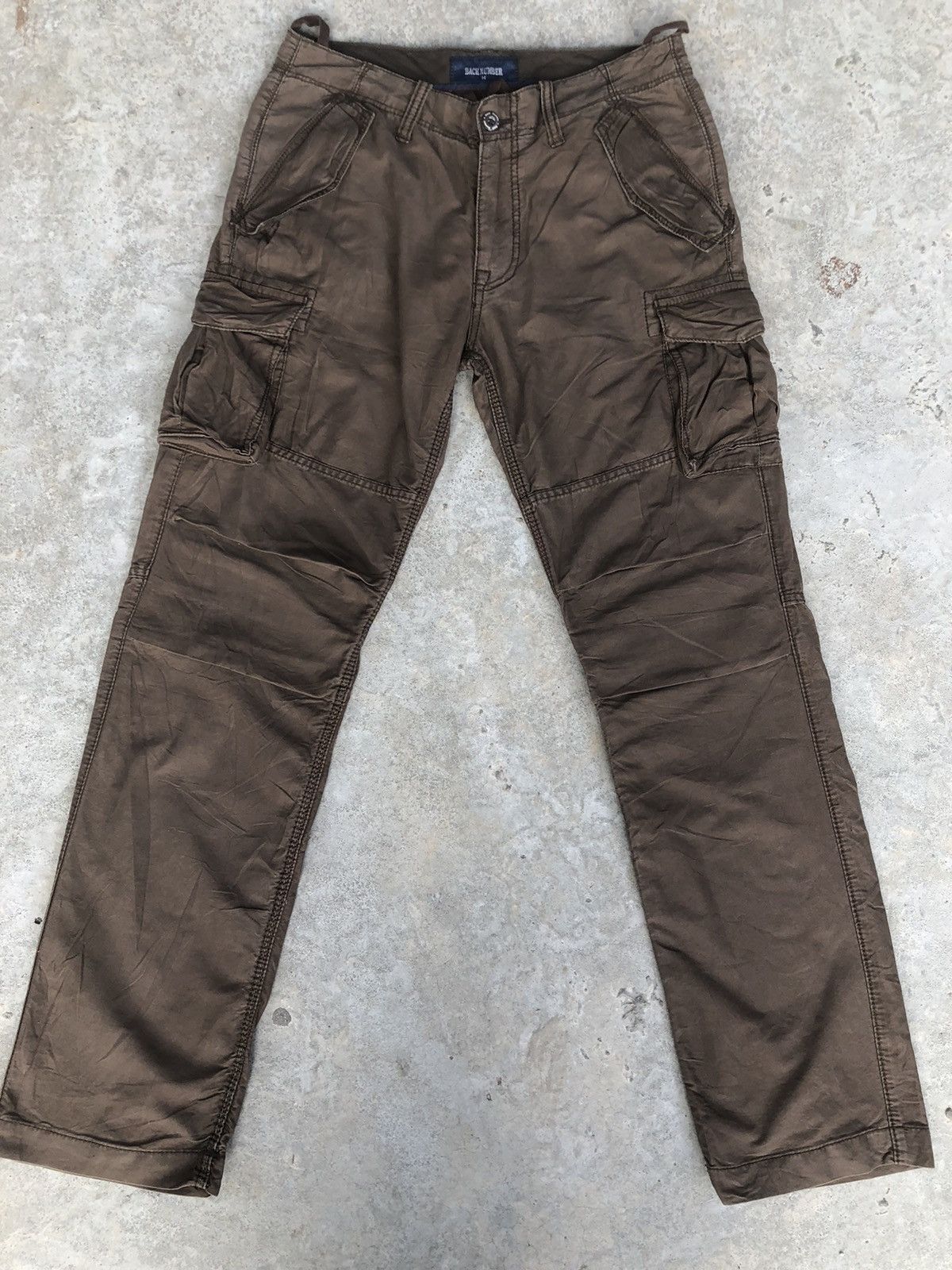 Japanese Brand Back Number Cargo Pants Tactical Multipocket Size US 31 - 1 Thumbnail