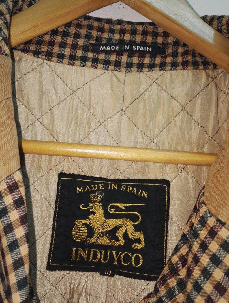 Japanese Brand 💥Very Rare💥 Trench Style Men's Coat INDUYCO Made In Spain Size US L / EU 52-54 / 3 - 4 Thumbnail