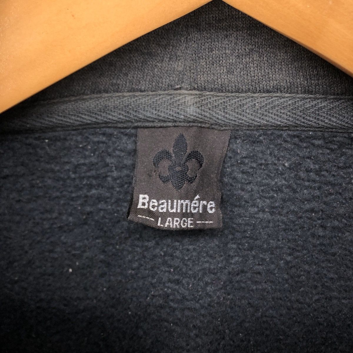 Japanese Brand BEAUMERE Rare Design Hoodie Big Print #1554-58 Size US L / EU 52-54 / 3 - 7 Thumbnail