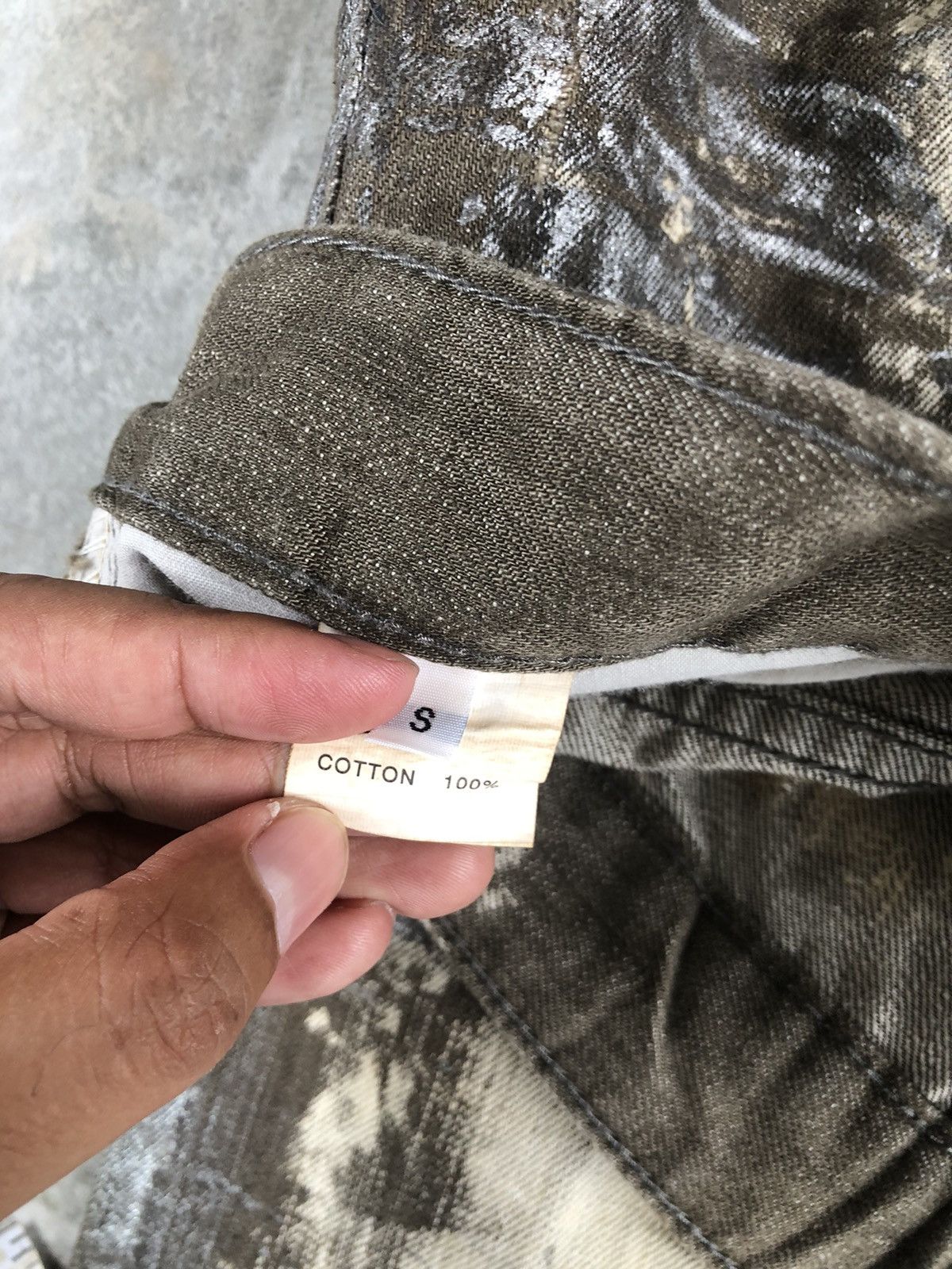 If Six Was Nine Hiderock Paint Splatter Distressed Jeans Size US 30 / EU 46 - 18 Thumbnail