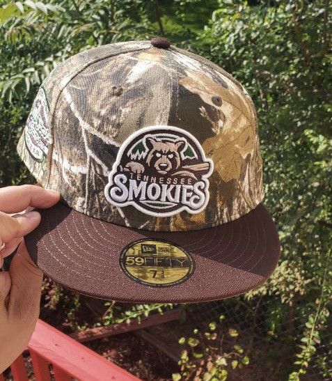 PRE-ORDER New Era Tennessee Smokies Realtree Edition 59Fifty Fitted Hat, DROPS