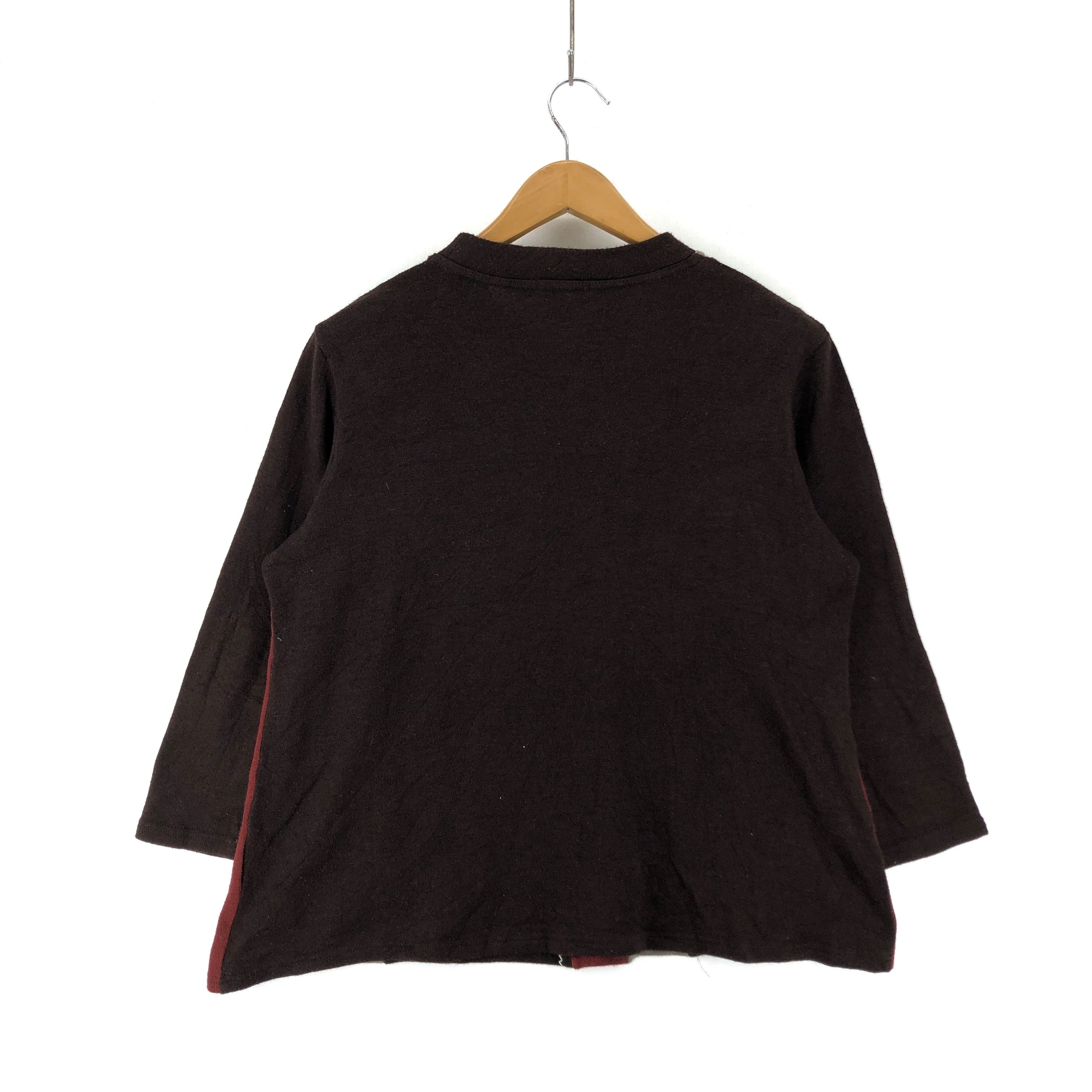Japanese Brand MODIA GIERE Stripe Sweatshirt Jumper #1920-61 Size M / US 6-8 / IT 42-44 - 3 Thumbnail