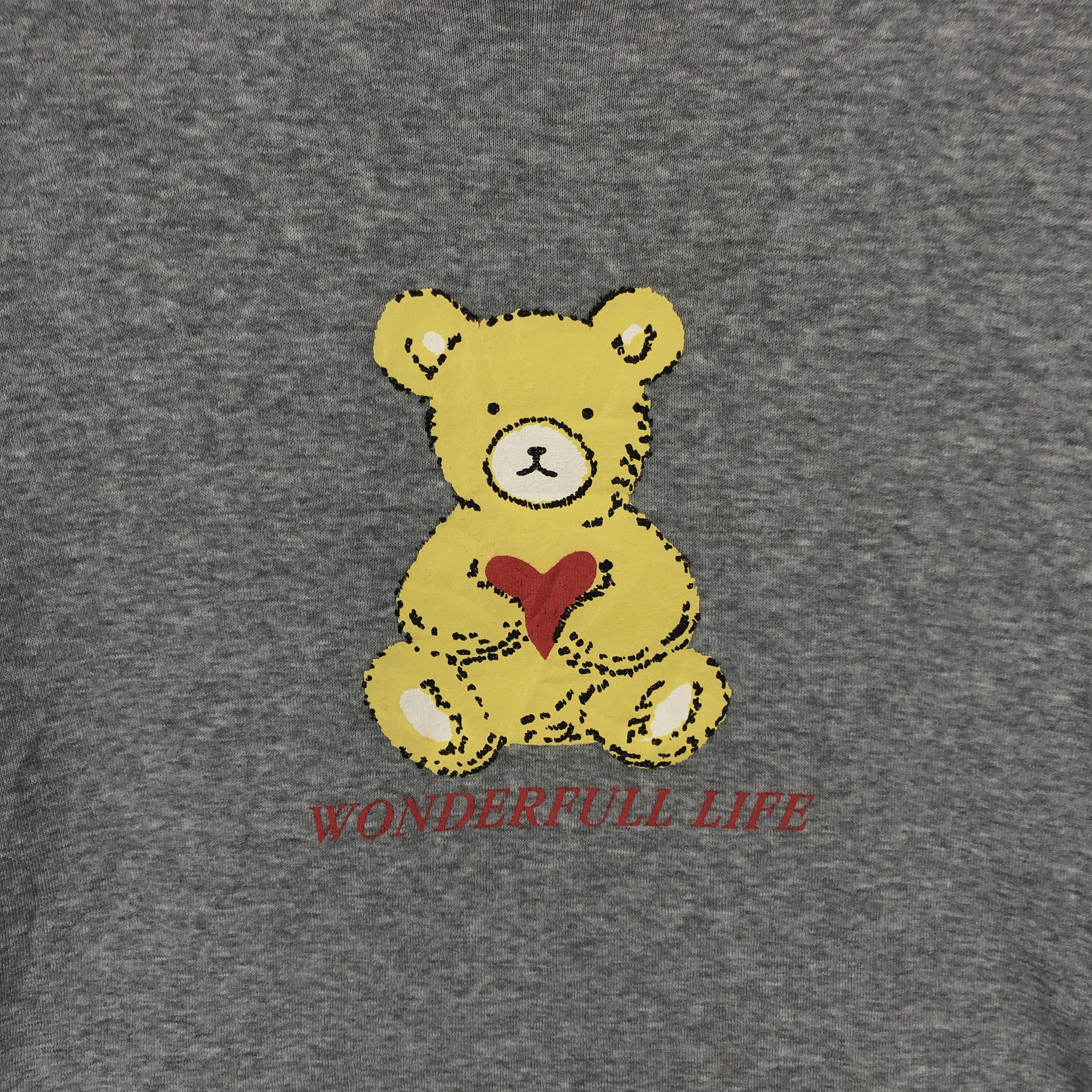 Japanese Brand Yellow Bear LAPENSEE Women Sweatshirt #1884-47 Size M / US 6-8 / IT 42-44 - 2 Thumbnail