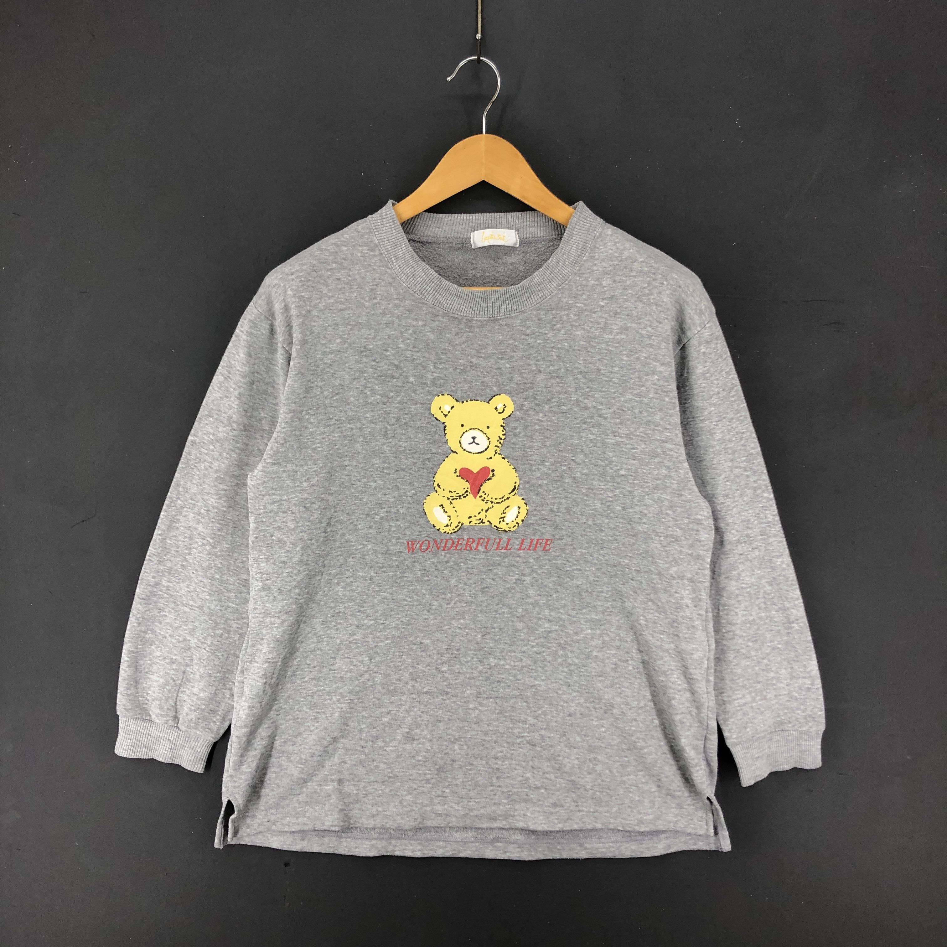 Japanese Brand Yellow Bear LAPENSEE Women Sweatshirt #1884-47 Size M / US 6-8 / IT 42-44 - 1 Thumbnail
