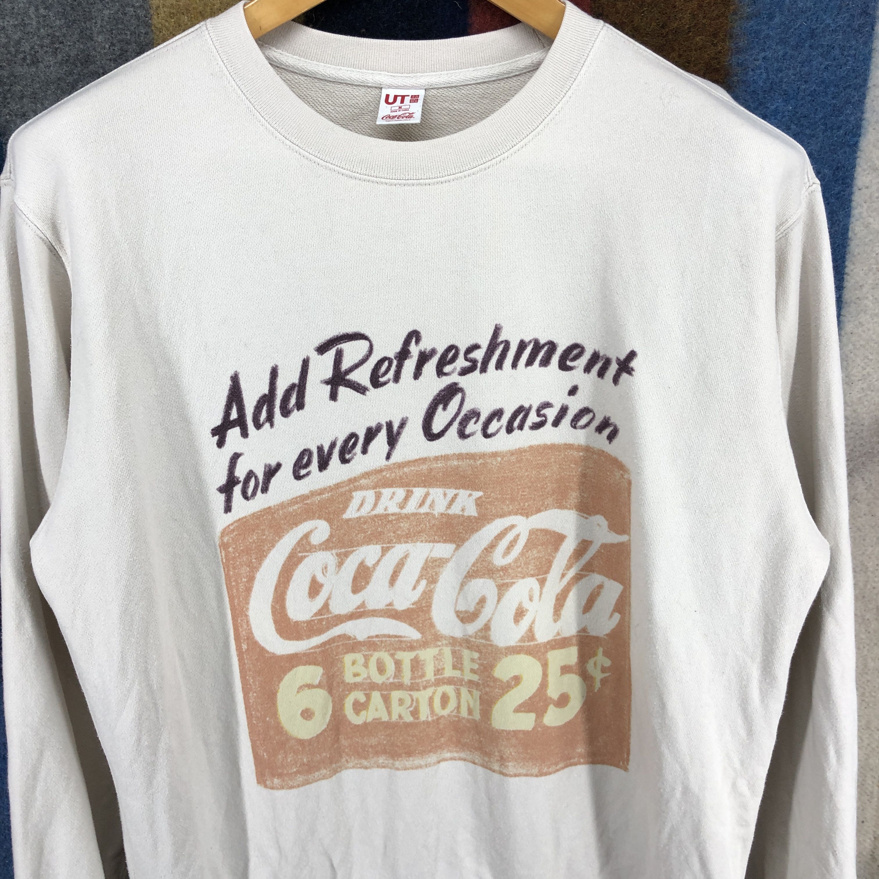 Uniqlo UNIQLO x COCA COLA Crew Neck Sweatshirt #0302/N Size US M / EU 48-50 / 2 - 2 Thumbnail