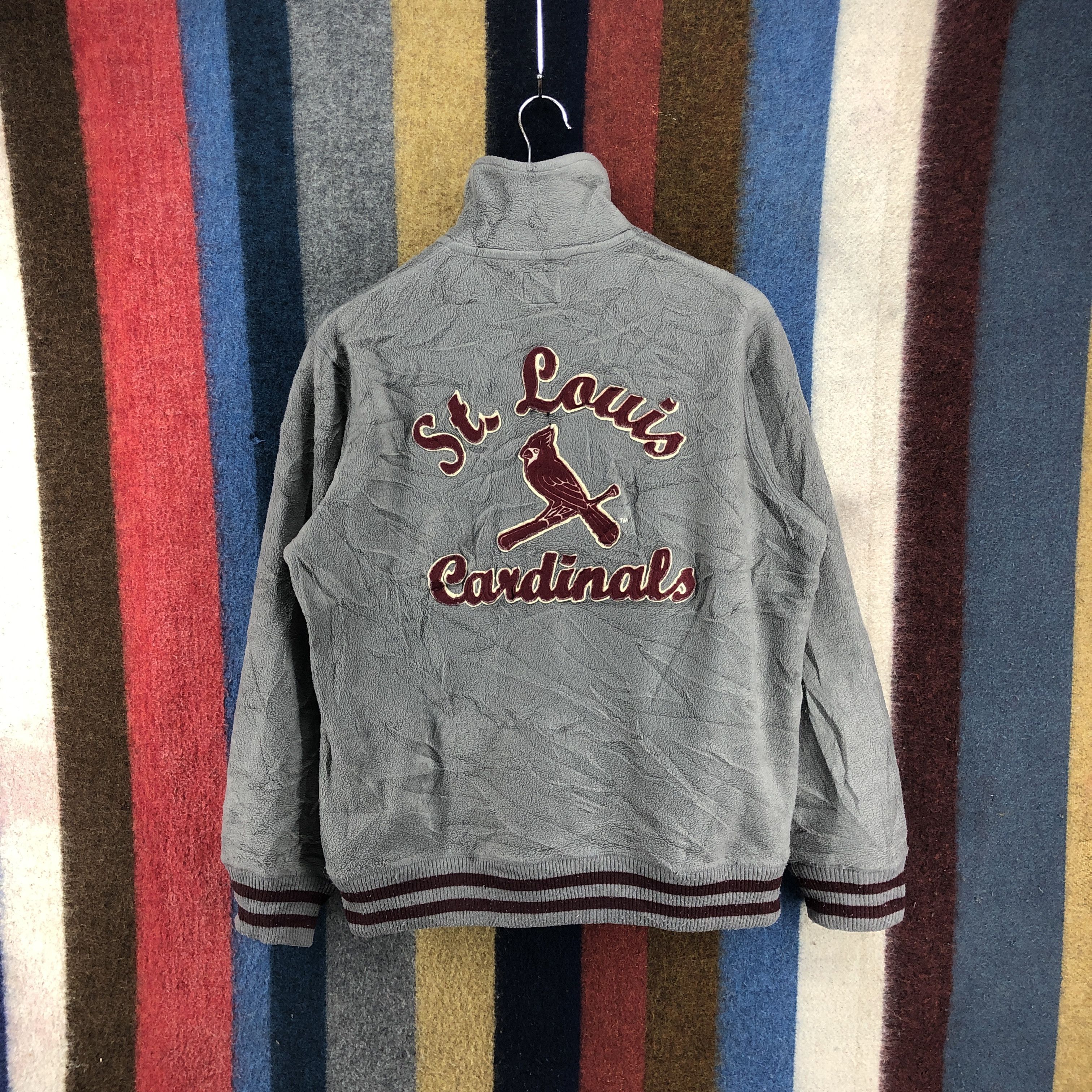 MLB ST. LOUIS CARDINALS Turtle Neck Fleece #077/D Size US L / EU 52-54 / 3 - 1 Thumbnail