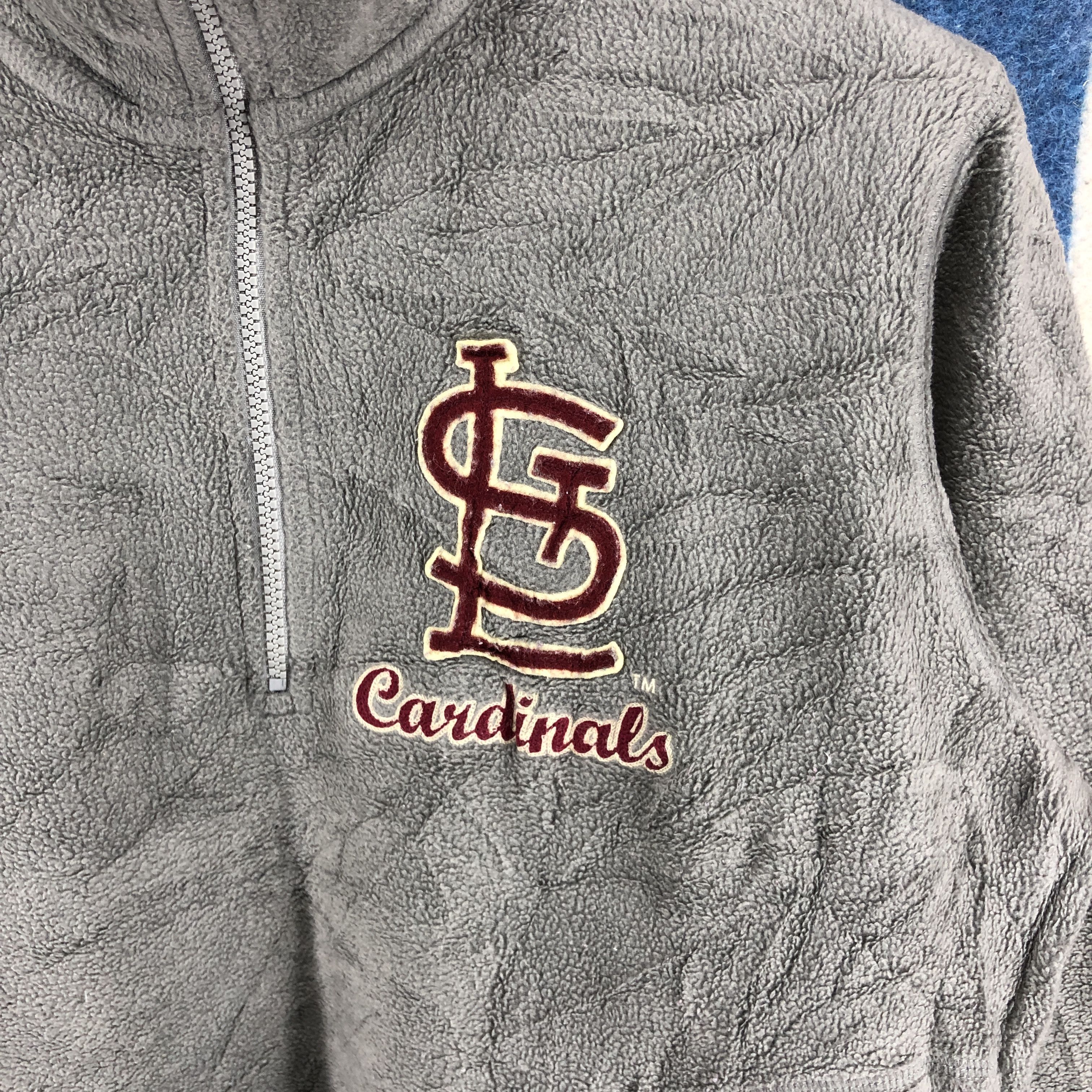 MLB ST. LOUIS CARDINALS Turtle Neck Fleece #077/D Size US L / EU 52-54 / 3 - 4 Thumbnail