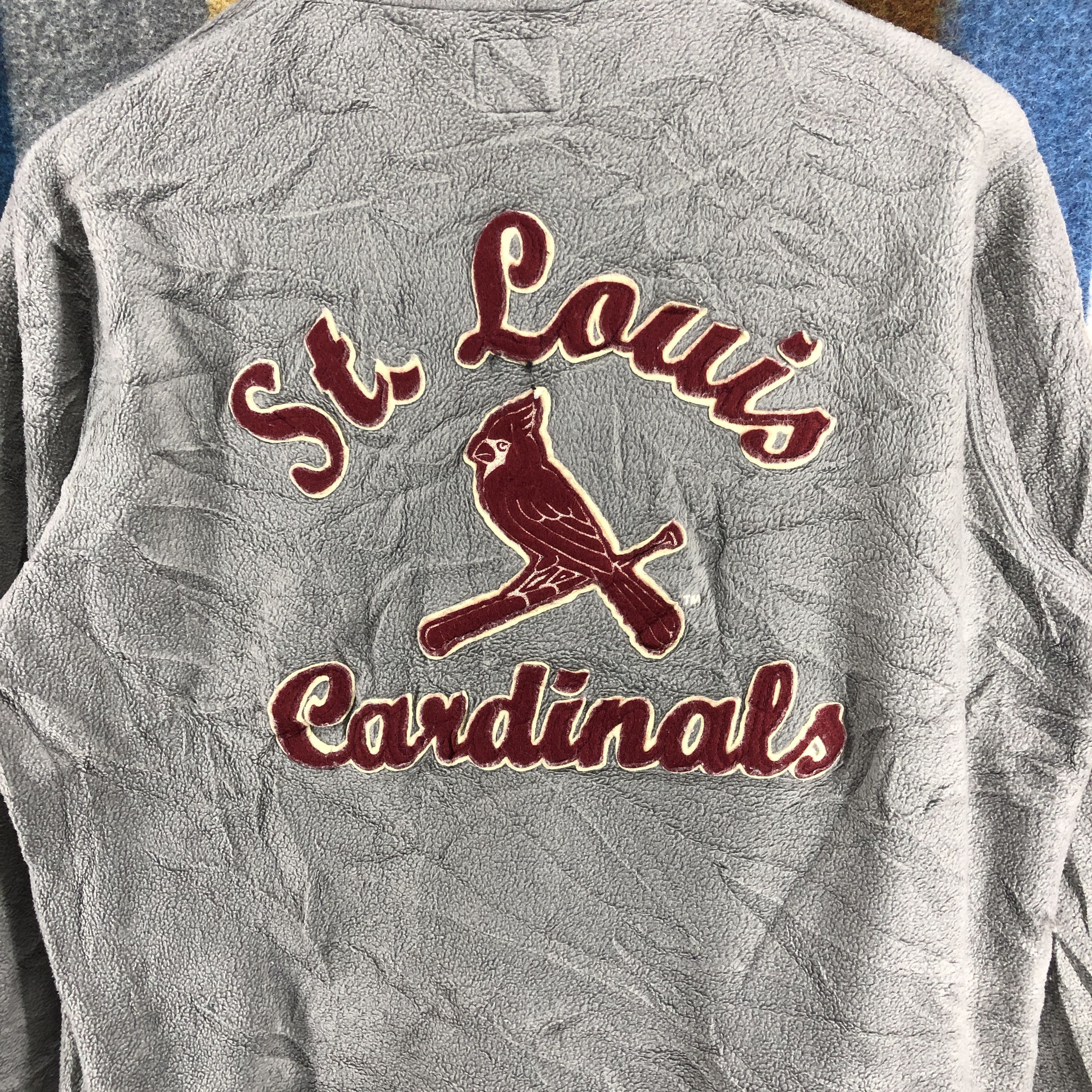 MLB ST. LOUIS CARDINALS Turtle Neck Fleece #077/D Size US L / EU 52-54 / 3 - 2 Thumbnail