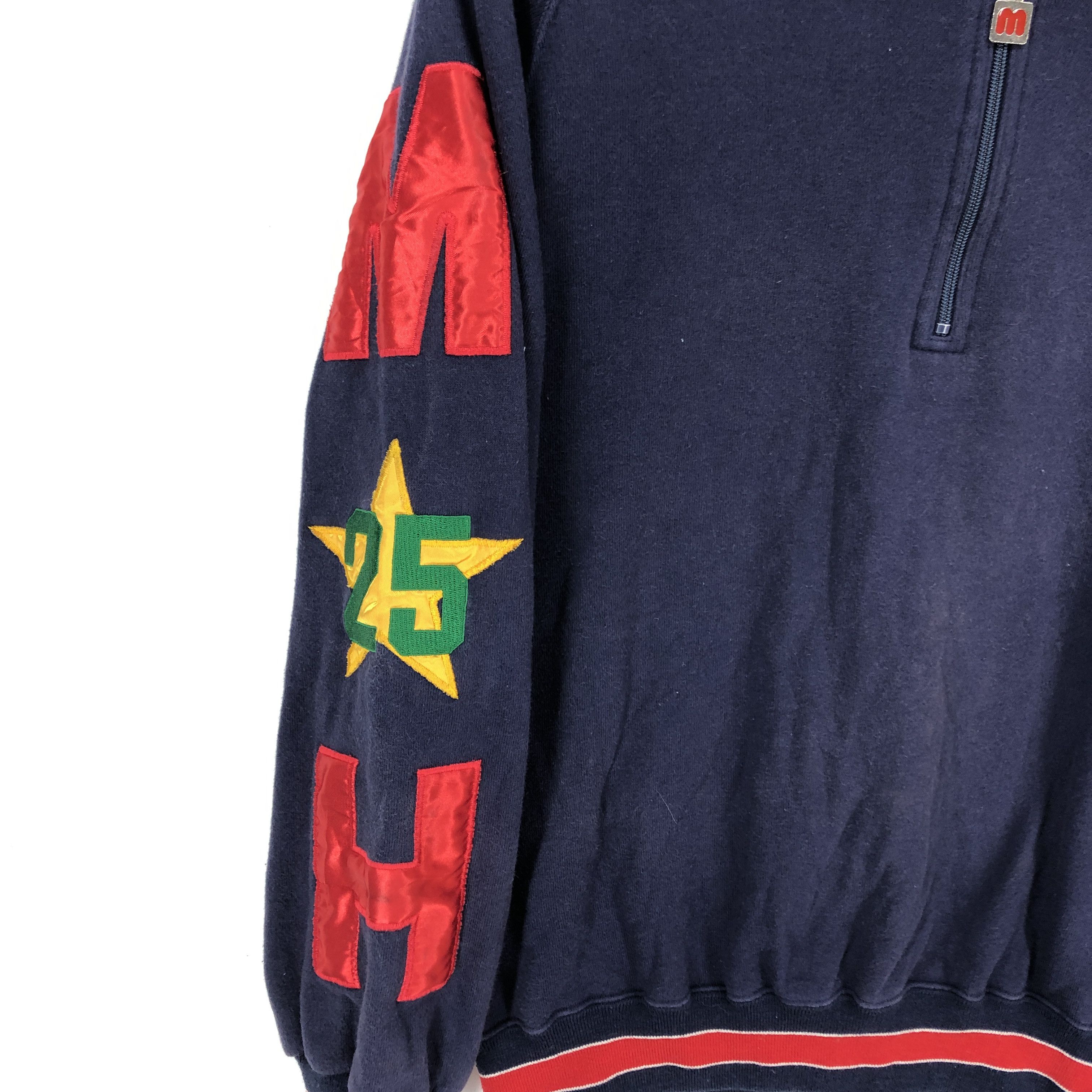 Japanese Brand MIKI HOUSE Zipper Sweatshirt Patch Logo #1483-54 Size US S / EU 44-46 / 1 - 2 Thumbnail