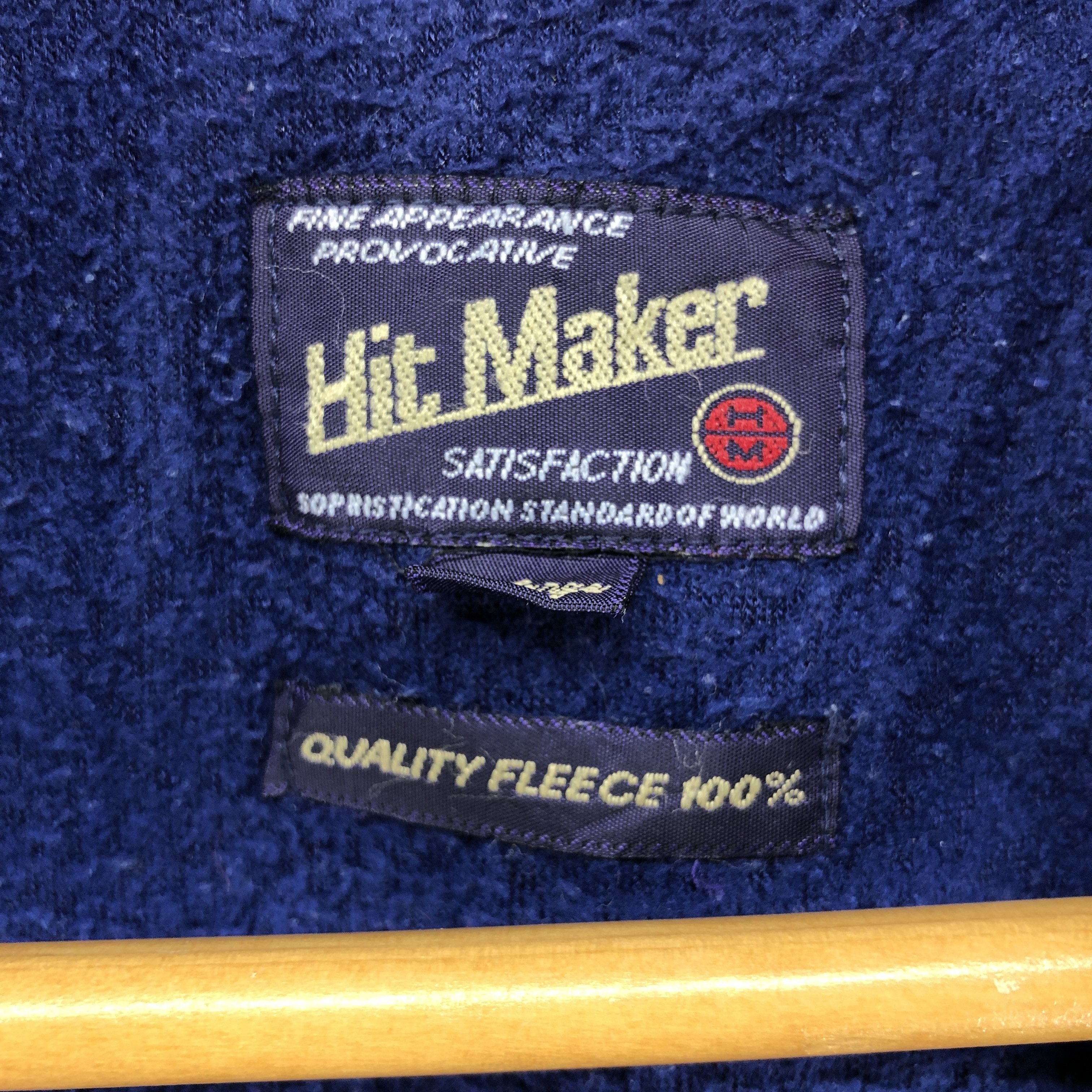 Japanese Brand HIT MAKER Turtle Neck Fleece #0164/I Size US L / EU 52-54 / 3 - 4 Thumbnail