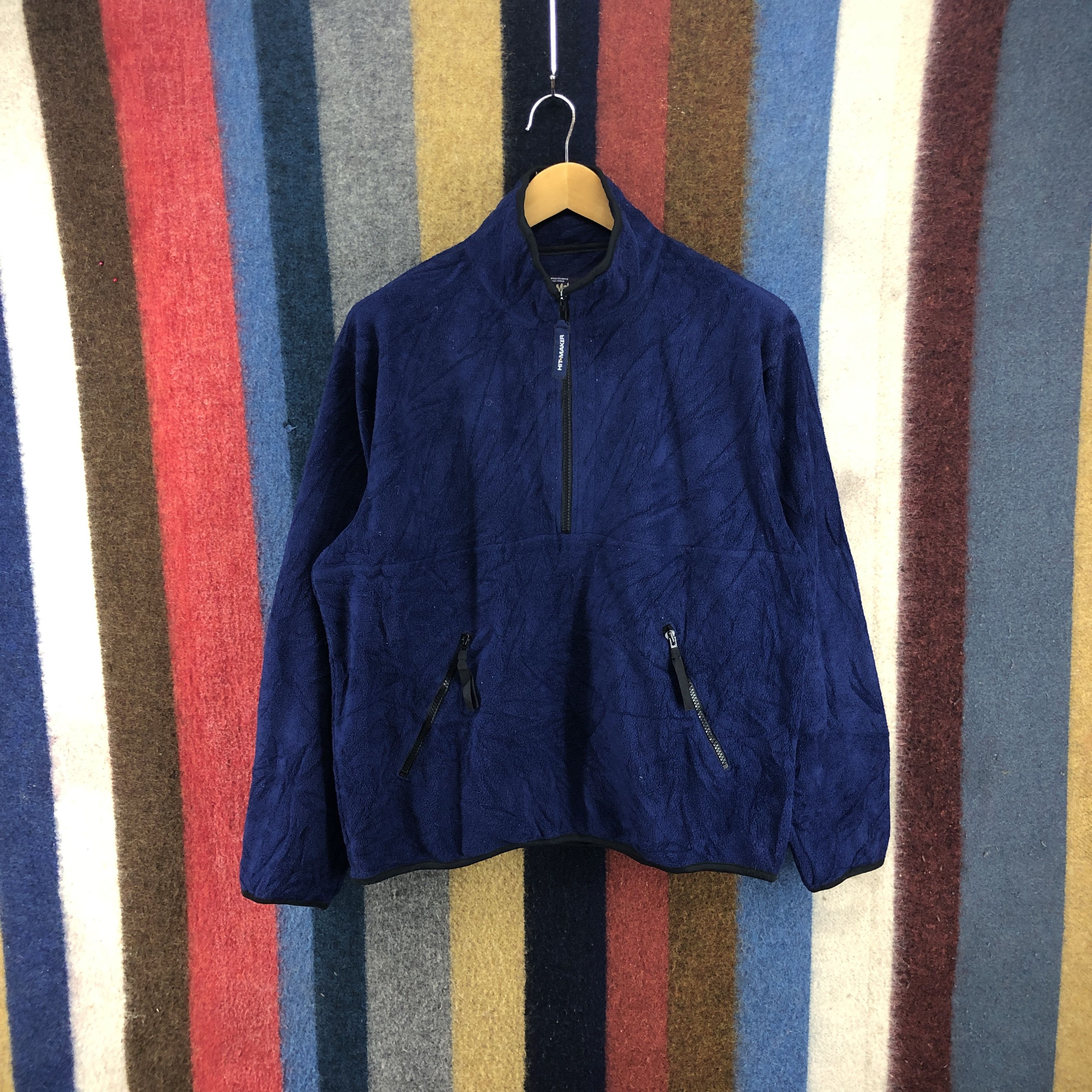 Japanese Brand HIT MAKER Turtle Neck Fleece #0164/I Size US L / EU 52-54 / 3 - 1 Thumbnail
