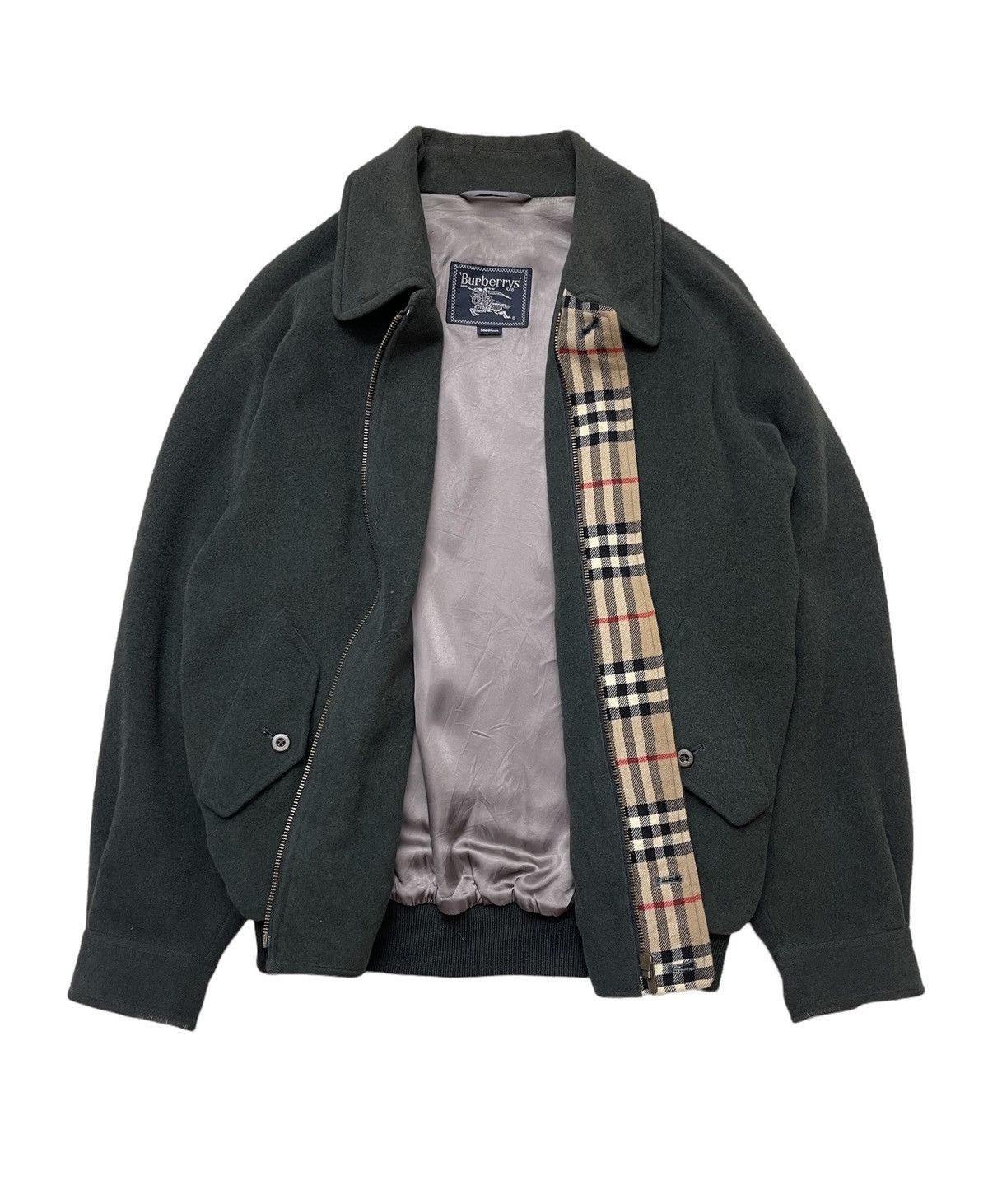 Burberry Burberrys Cashmere Bomber Jacket Size US M / EU 48-50 / 2 - 2 Thumbnail
