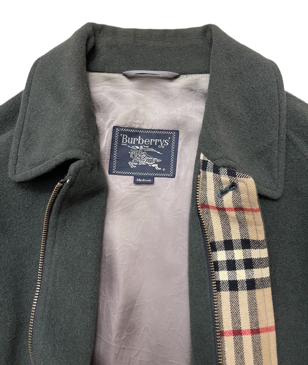 Burberry Burberrys Cashmere Bomber Jacket Size US M / EU 48-50 / 2 - 9 Thumbnail