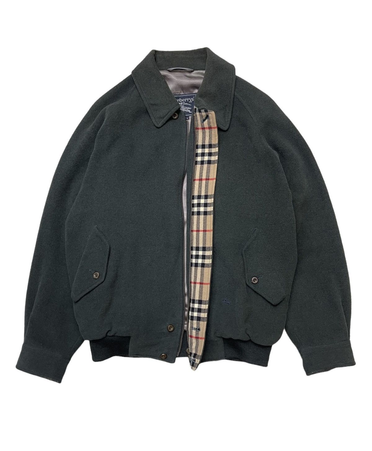 Burberry Burberrys Cashmere Bomber Jacket Size US M / EU 48-50 / 2 - 3 Thumbnail