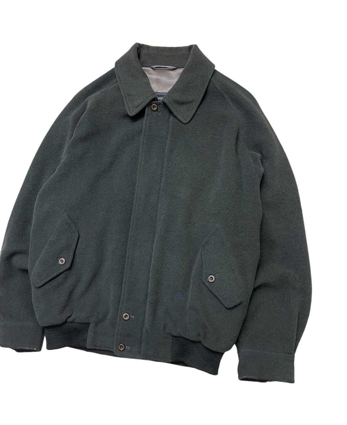 Burberry Burberrys Cashmere Bomber Jacket Size US M / EU 48-50 / 2 - 7 Thumbnail