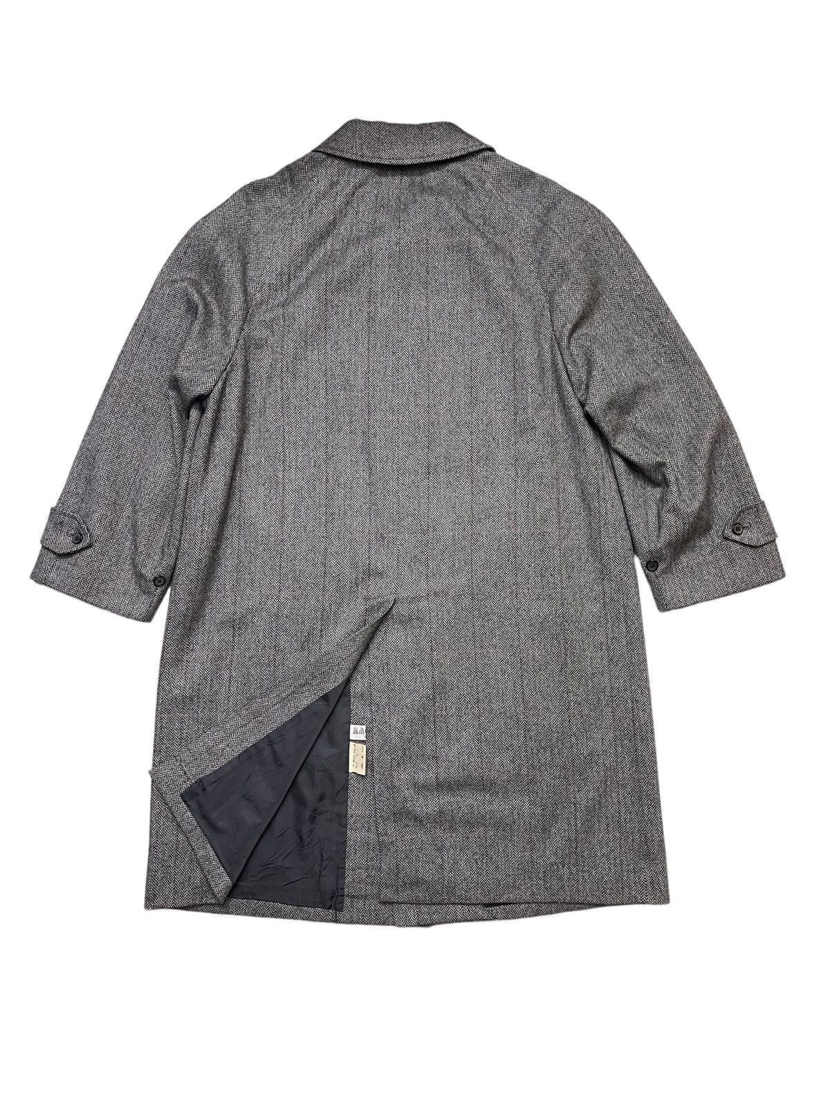 Burberry Vintage Burberrys Harringbone Twill Longcoat Size US M / EU 48-50 / 2 - 2 Thumbnail