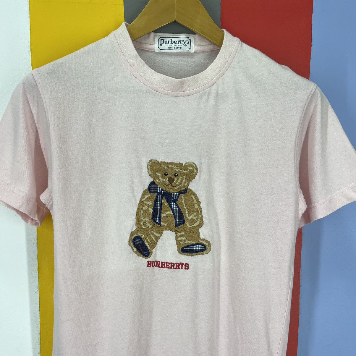 Burberry 90s Vintage BURBERRYS BEAR Crew Neck T Shirt #1141/AN Size US S / EU 44-46 / 1 - 2 Thumbnail