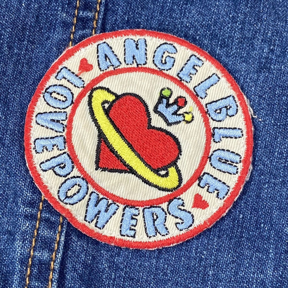 Japanese Brand 90s Angel Blue Vivienne Logo Hybrid Denim Size US M / EU 48-50 / 2 - 7 Thumbnail