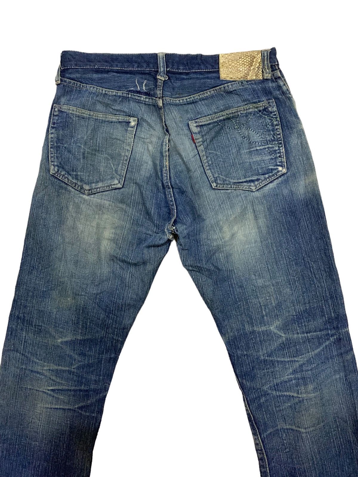 Sugar Cane × Toyo Enterprises 🔥Vintage🔥 True Vintage Sugar Cane Selvedge ButtonFly Jeans Size US 34 / EU 50 - 9 Thumbnail