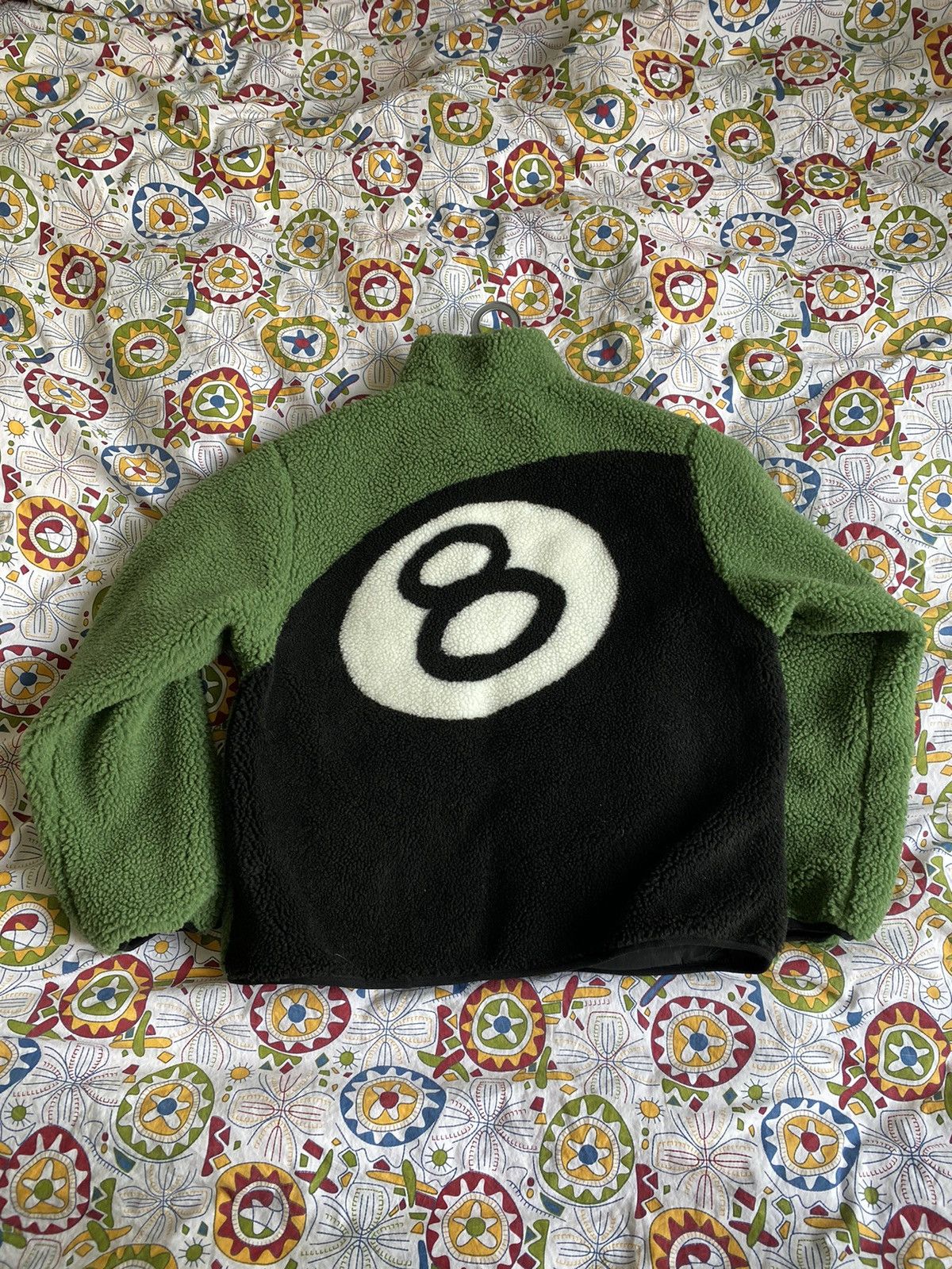 Stussy 8 Ball Fleece Sherpa Jacket