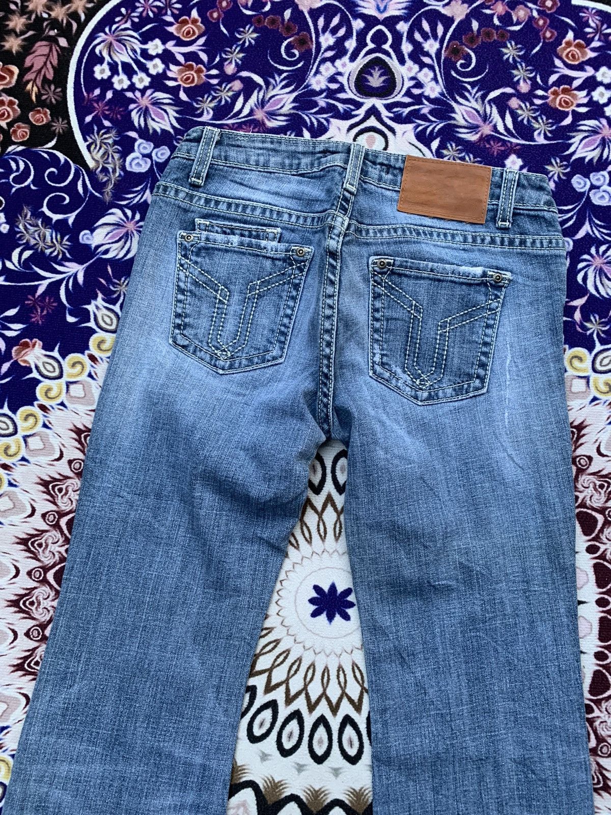 Other Wide Leg Vigoss Studio Distressed Denim Size US 30 / EU 46 - 12 Thumbnail