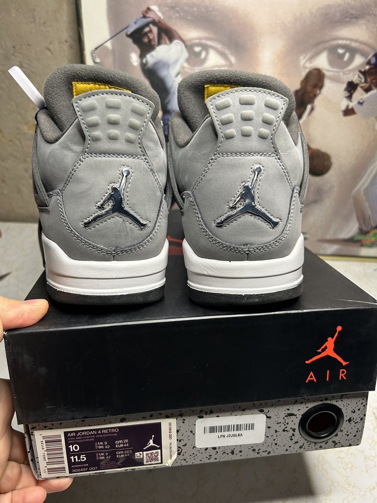 Air Jordan 4 Retro Cool Grey 2019