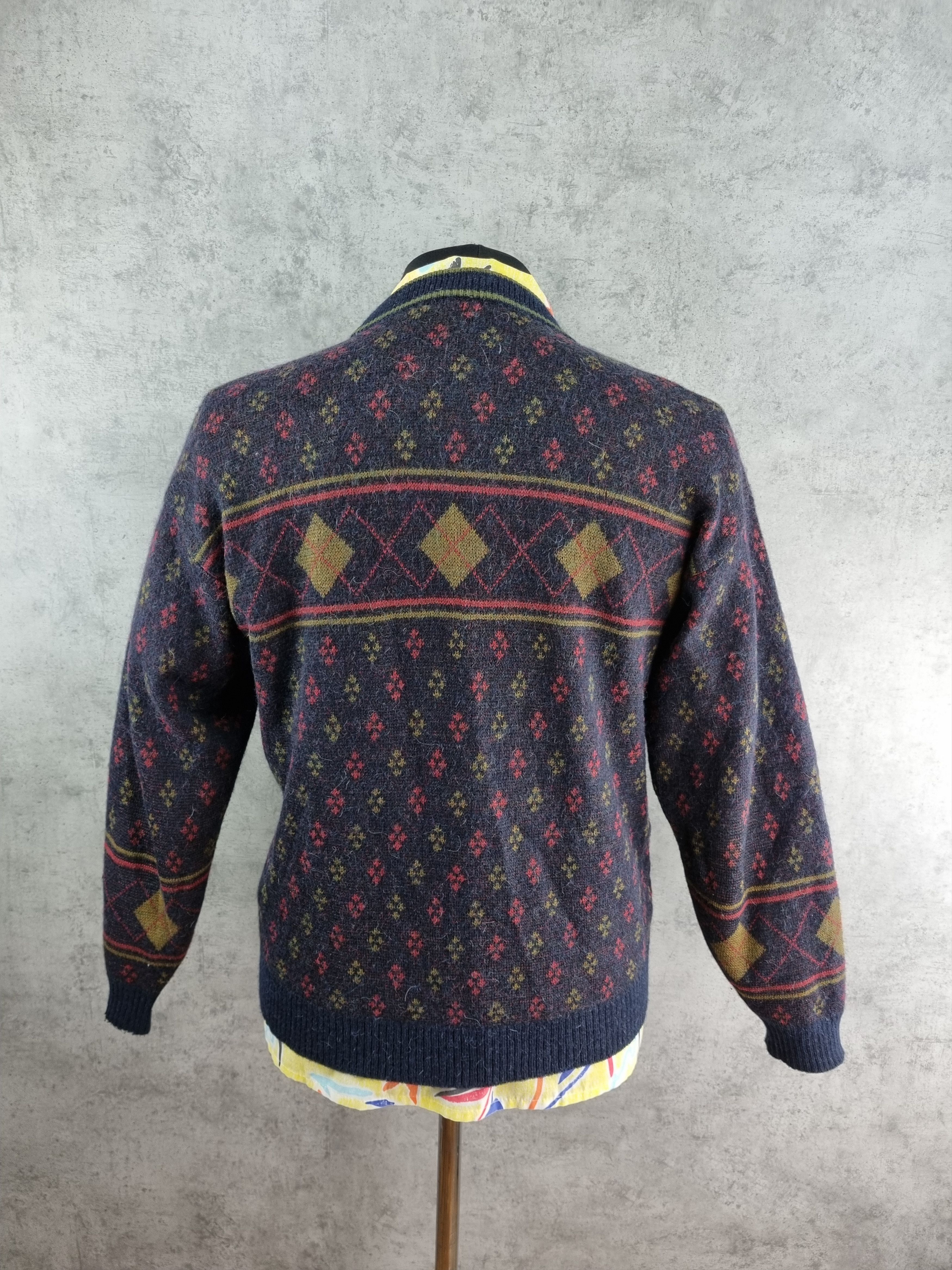 Lacoste 80s LACOSTE Chemise Cardigan Native Navajo GOLF WANG Size US M / EU 48-50 / 2 - 5 Thumbnail