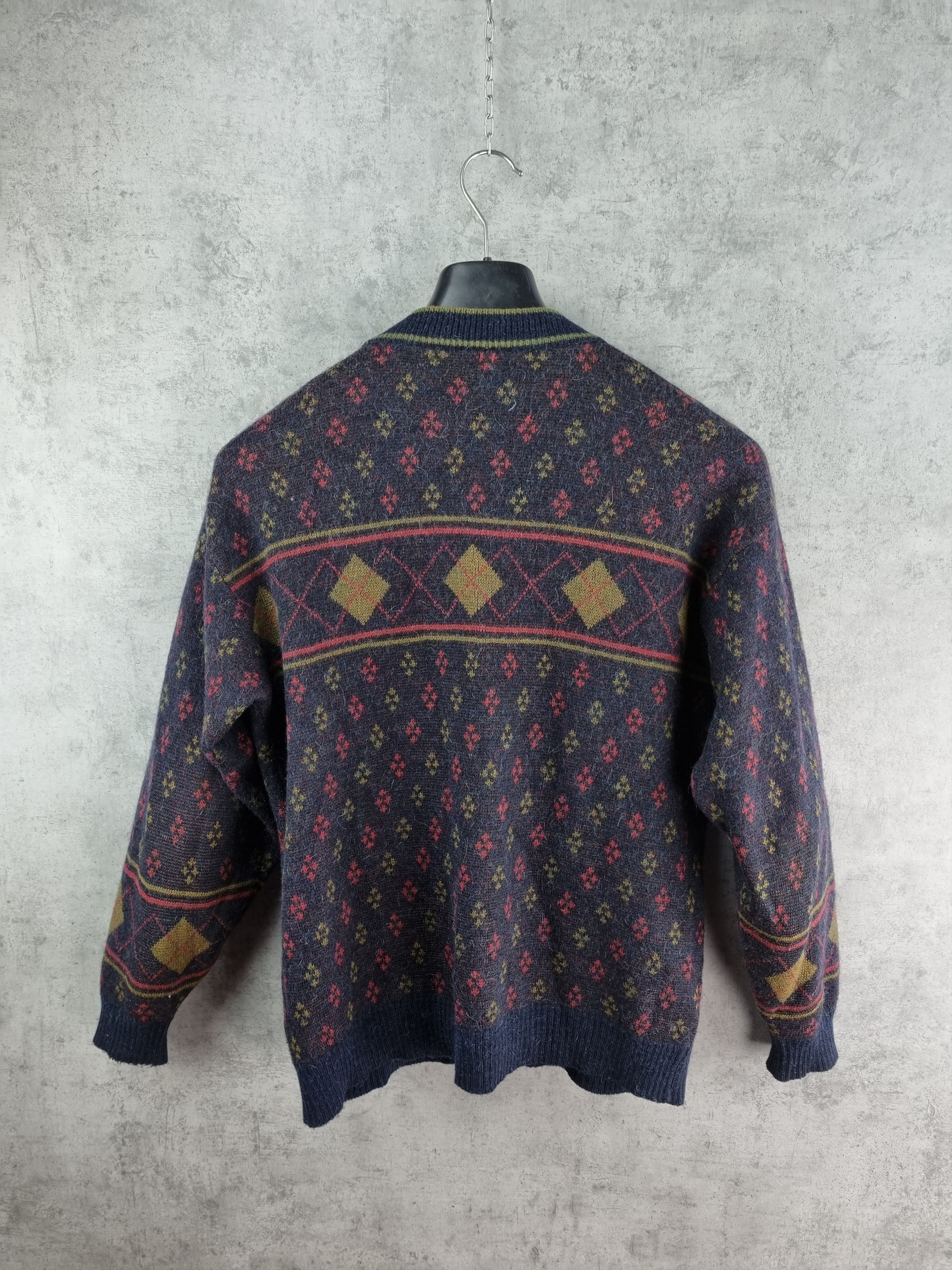Lacoste 80s LACOSTE Chemise Cardigan Native Navajo GOLF WANG Size US M / EU 48-50 / 2 - 4 Thumbnail