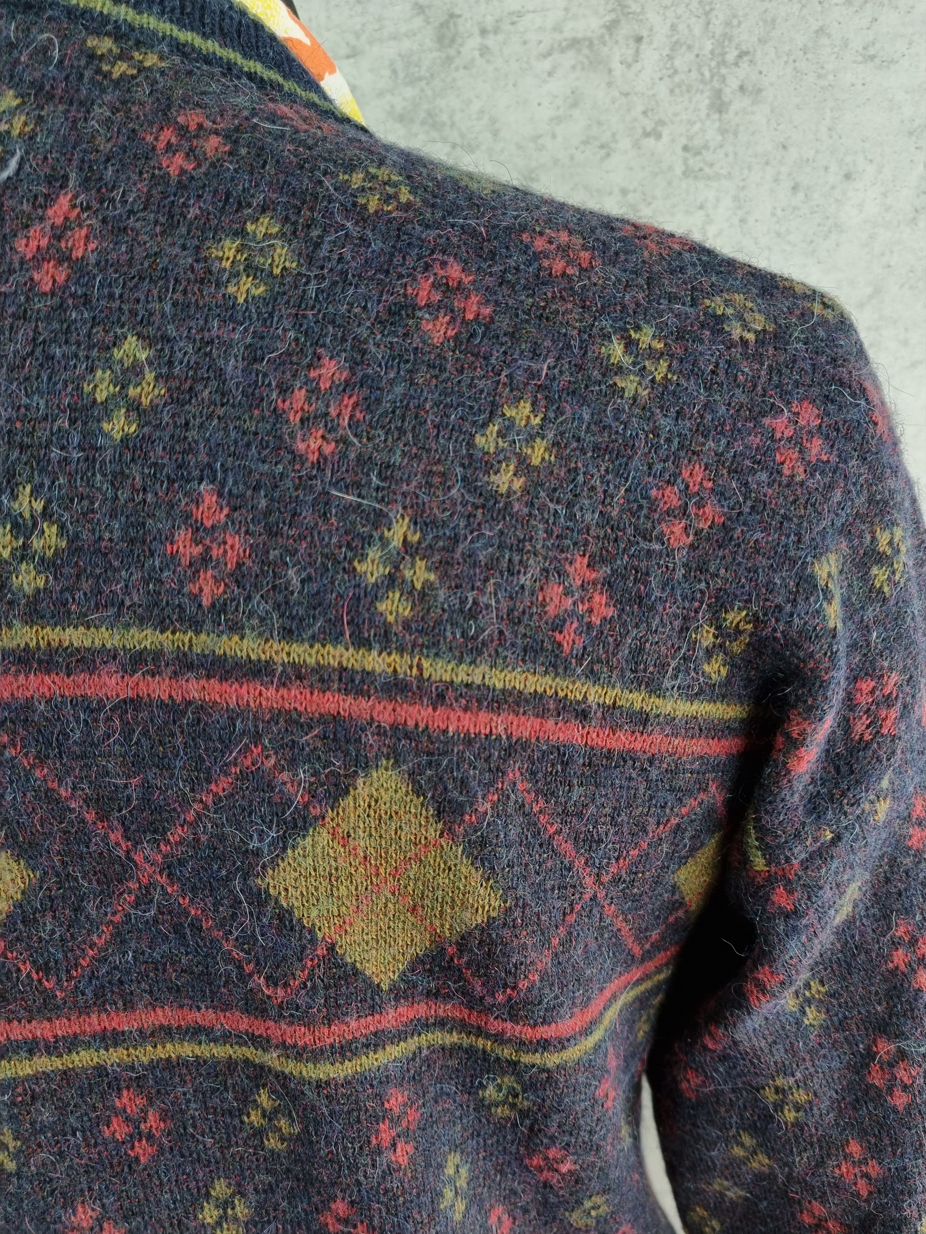 Lacoste 80s LACOSTE Chemise Cardigan Native Navajo GOLF WANG Size US M / EU 48-50 / 2 - 13 Thumbnail