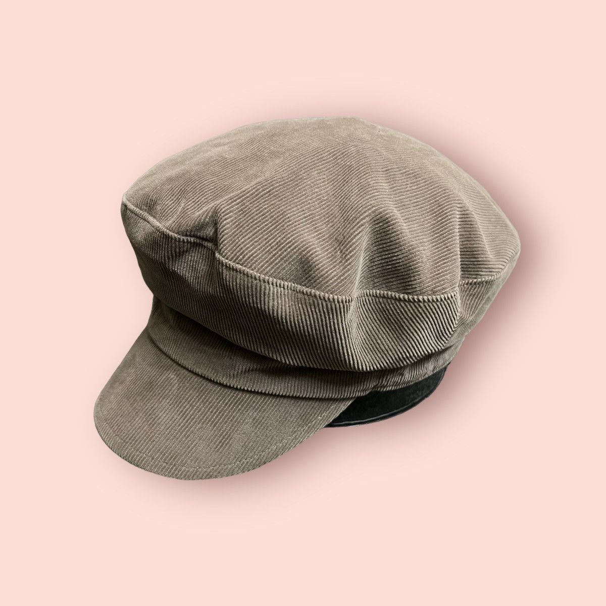 VINTAGE JEANASIS CORDUROY GATSBY BAKER BOY HAT