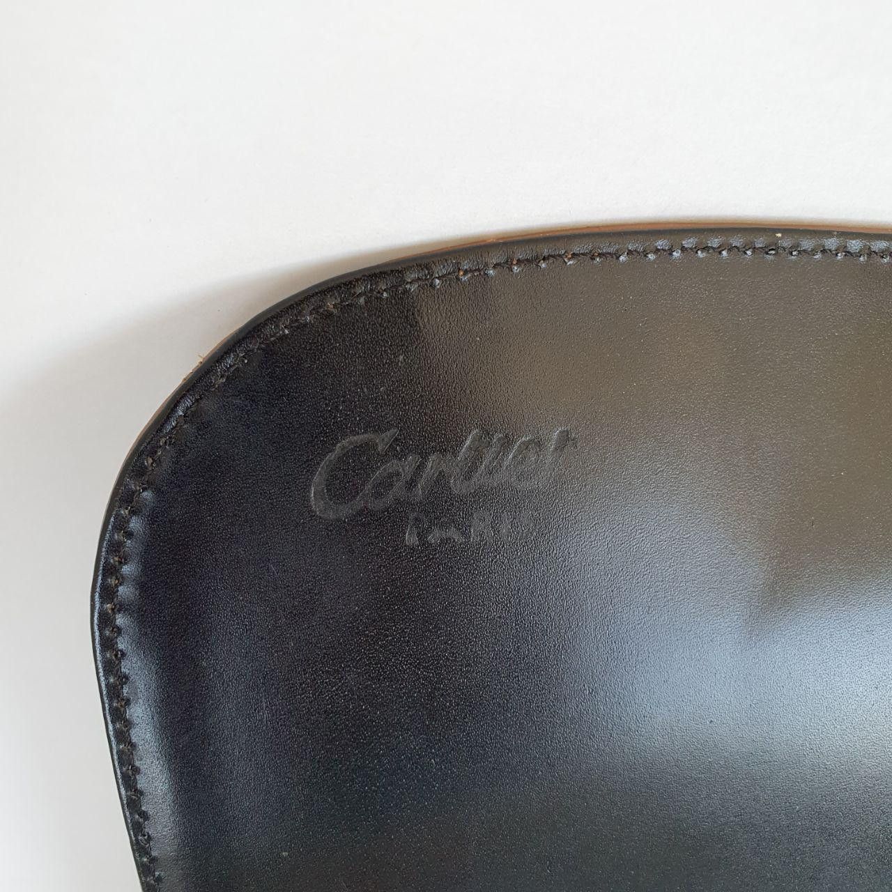 Cartier × Leather Rare 80s CARTIER Paris Cross Body Bag Leather Size ONE SIZE - 3 Thumbnail