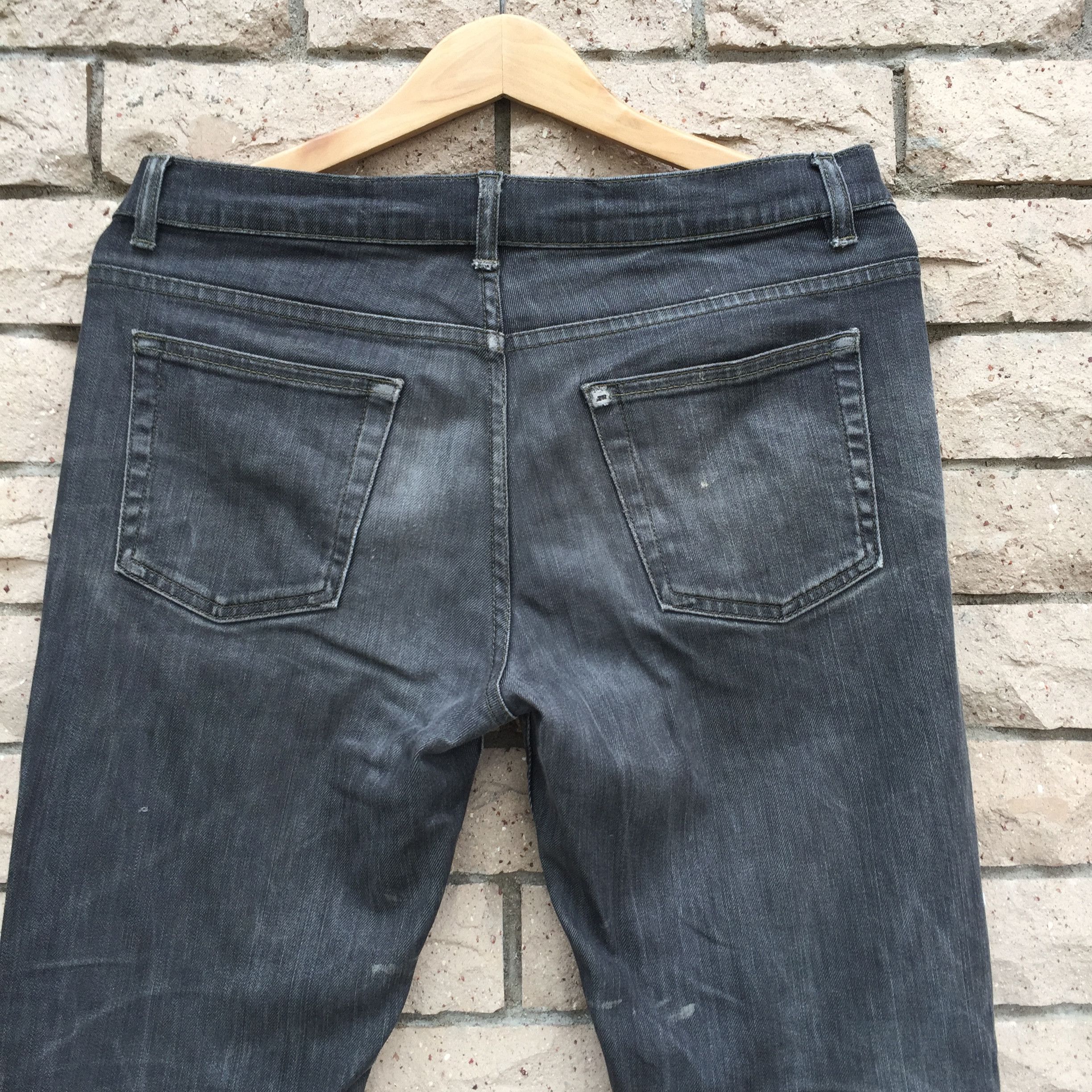 Helmut Lang HELMUT LANG Elastic denim low waist straight leg.. Size US 32 / EU 48 - 8 Thumbnail
