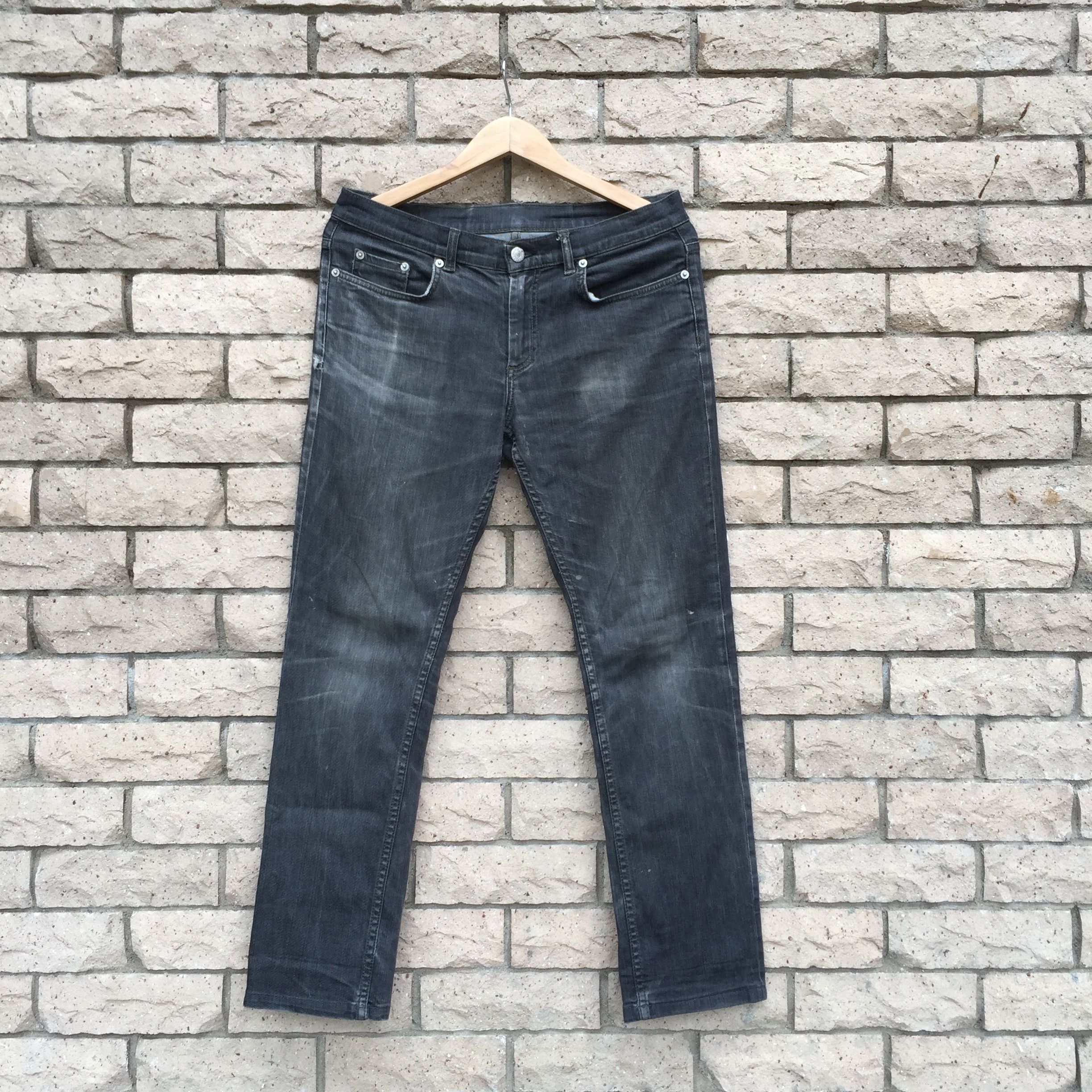 Helmut Lang HELMUT LANG Elastic denim low waist straight leg.. Size US 32 / EU 48 - 1 Thumbnail