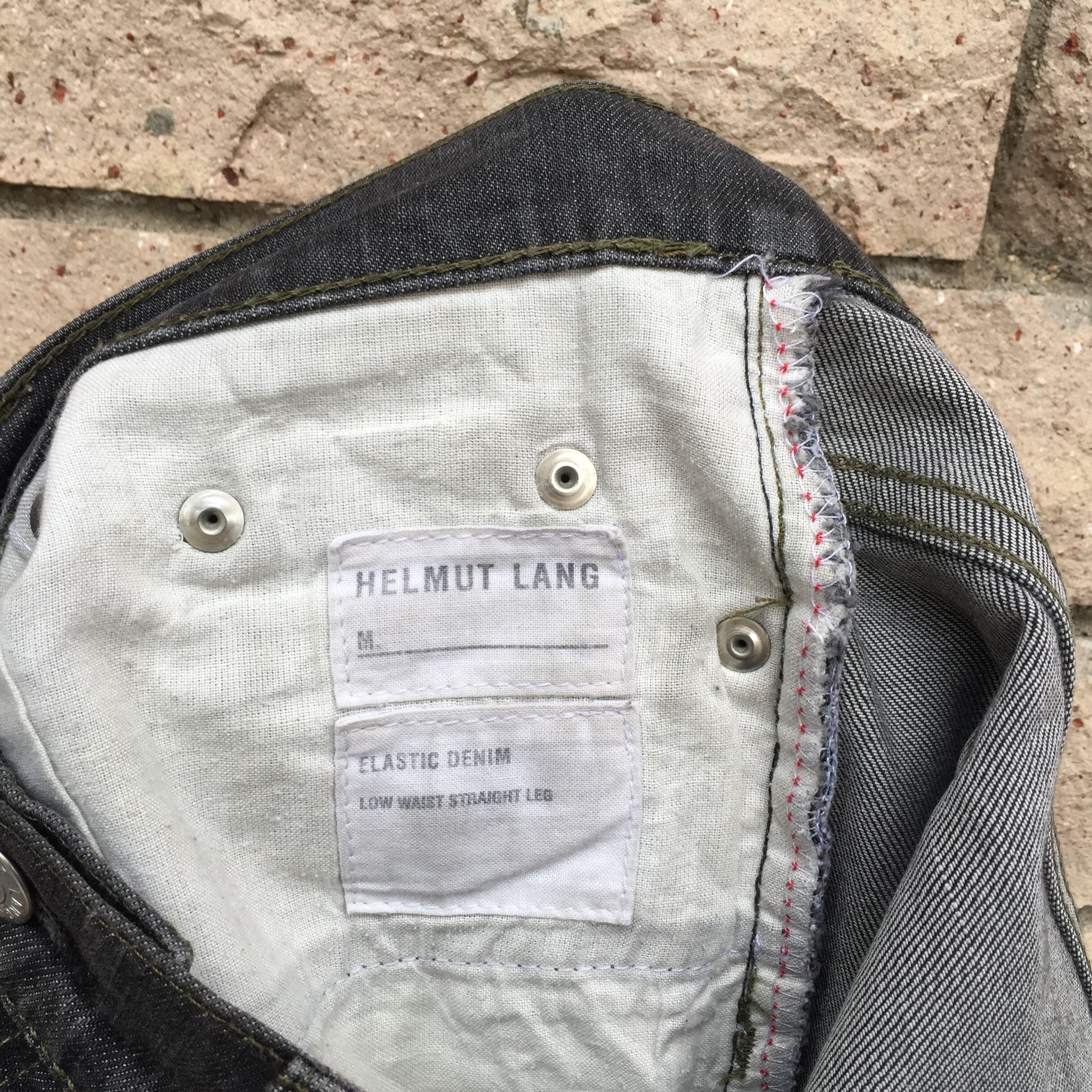 Helmut Lang HELMUT LANG Elastic denim low waist straight leg.. Size US 32 / EU 48 - 4 Thumbnail