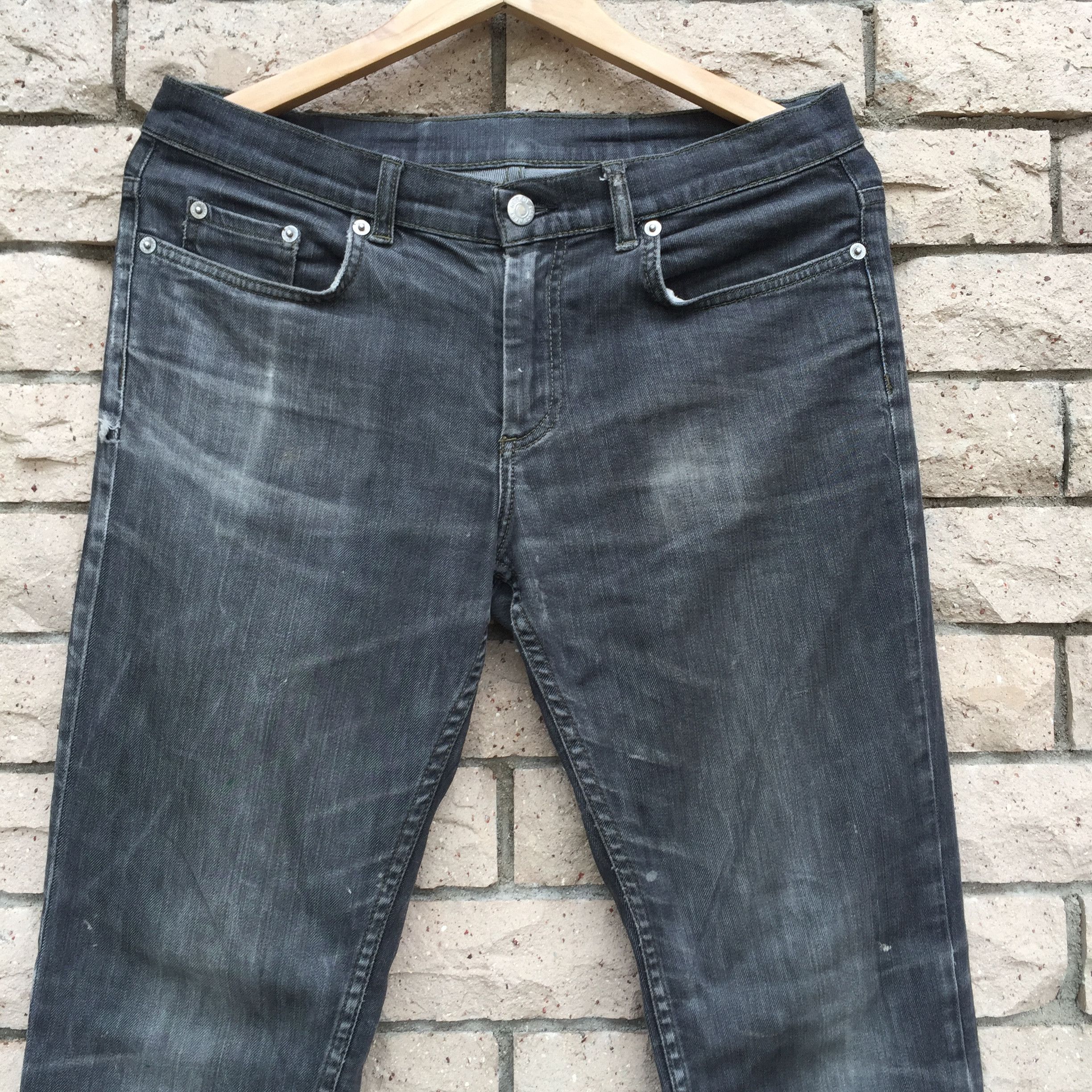 Helmut Lang HELMUT LANG Elastic denim low waist straight leg.. Size US 32 / EU 48 - 2 Thumbnail