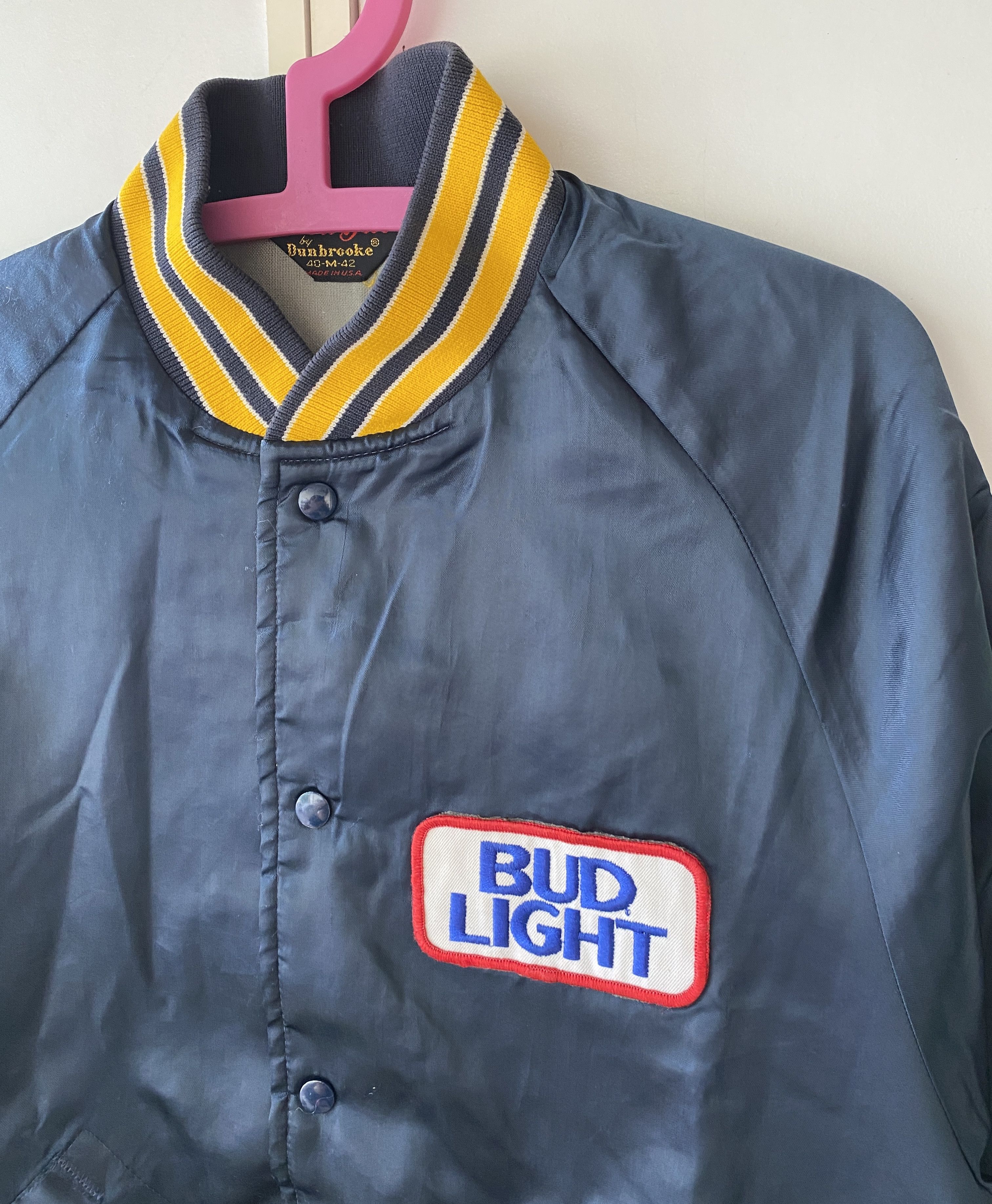 Dunbrooke VINTAGE BUD LIGHT PLA-JAC STADIUM JACKET Size US M / EU 48-50 / 2 - 2 Thumbnail