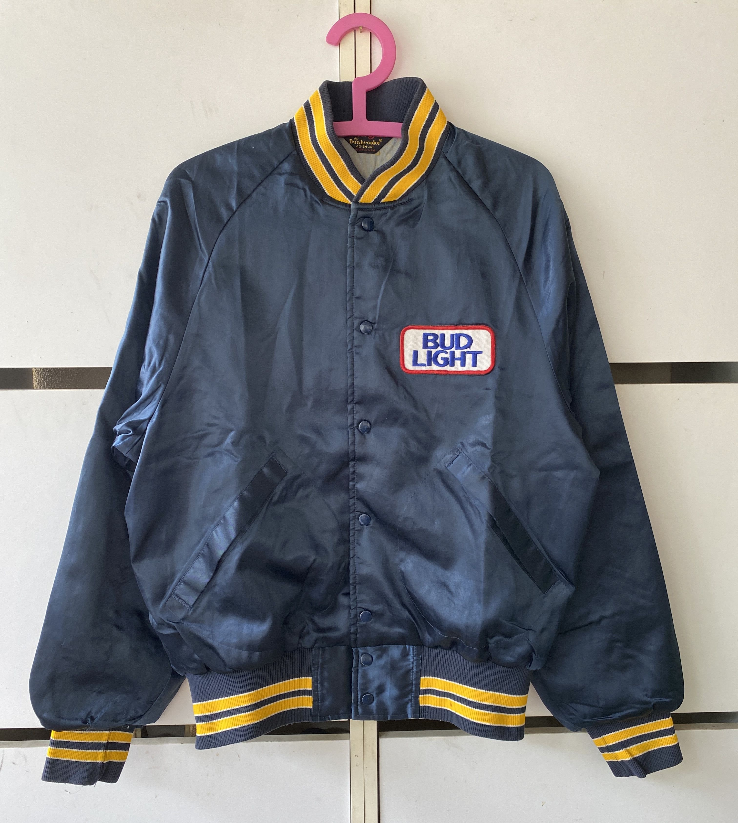 Dunbrooke VINTAGE BUD LIGHT PLA-JAC STADIUM JACKET Size US M / EU 48-50 / 2 - 1 Thumbnail