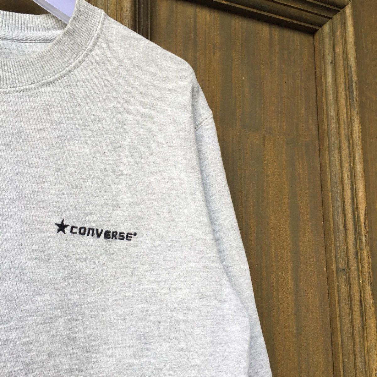 Converse CONVERSE sweatshirt spellout embroidered small logo.. Size US S / EU 44-46 / 1 - 3 Thumbnail