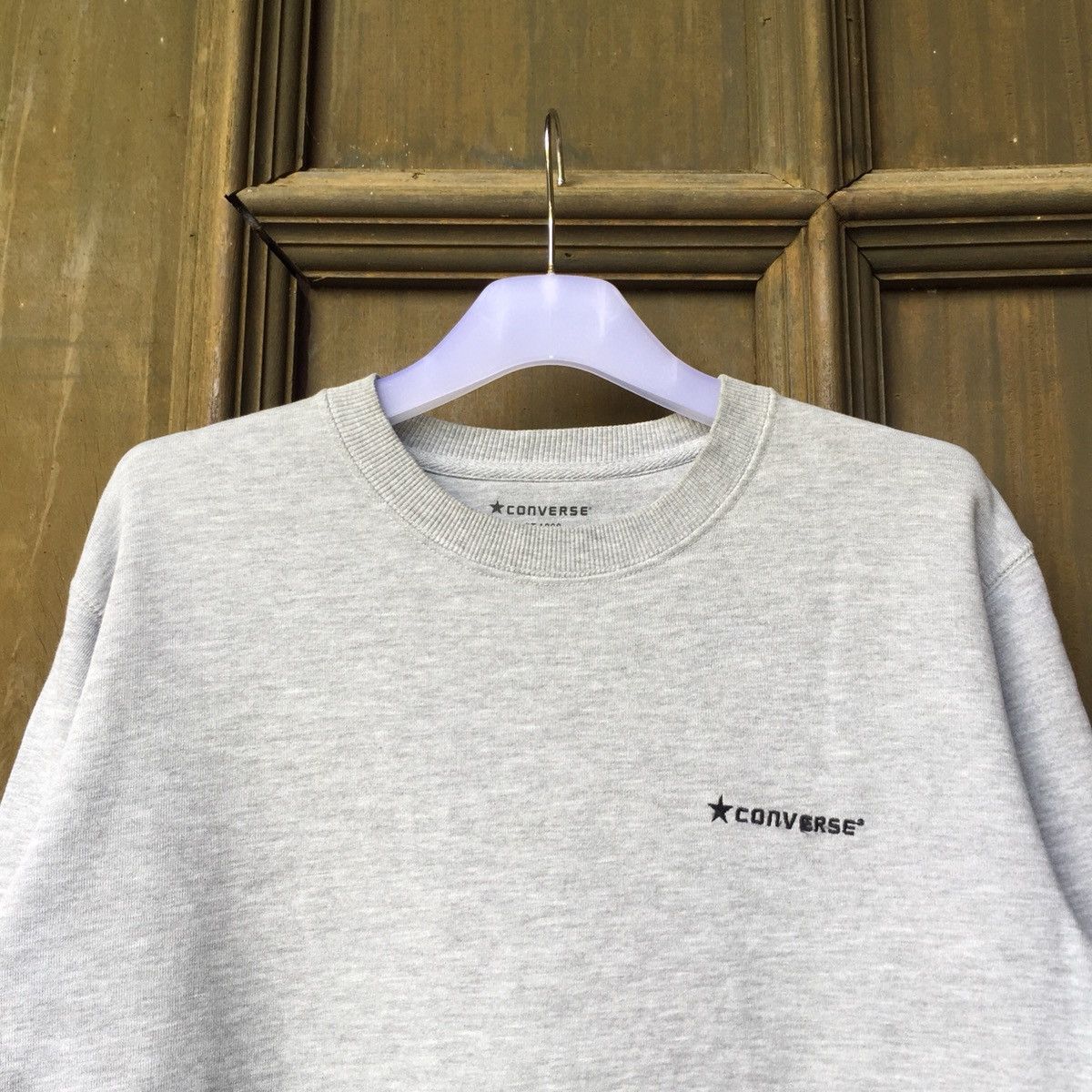 Converse CONVERSE sweatshirt spellout embroidered small logo.. Size US S / EU 44-46 / 1 - 2 Thumbnail