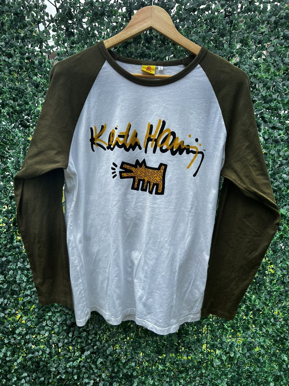 Keith Haring × Vintage Vintage Keith Haring long sleeve shirts Size L / US 10 / IT 46 - 1 Thumbnail