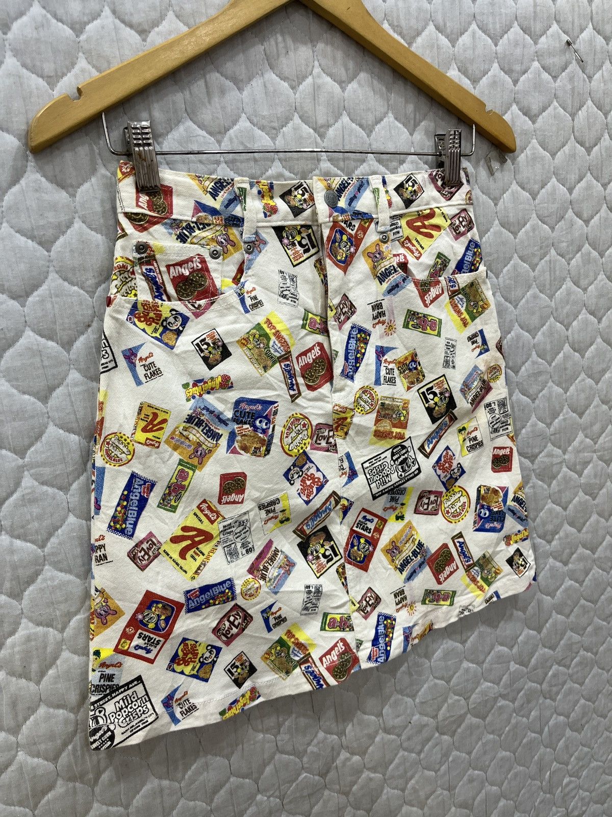 Hysteric Glamour (Ggg). ANGLE BLUE FULL PRINT HYPEBEAST SKIRT Size 25" / US 0 / IT 36 - 3 Thumbnail
