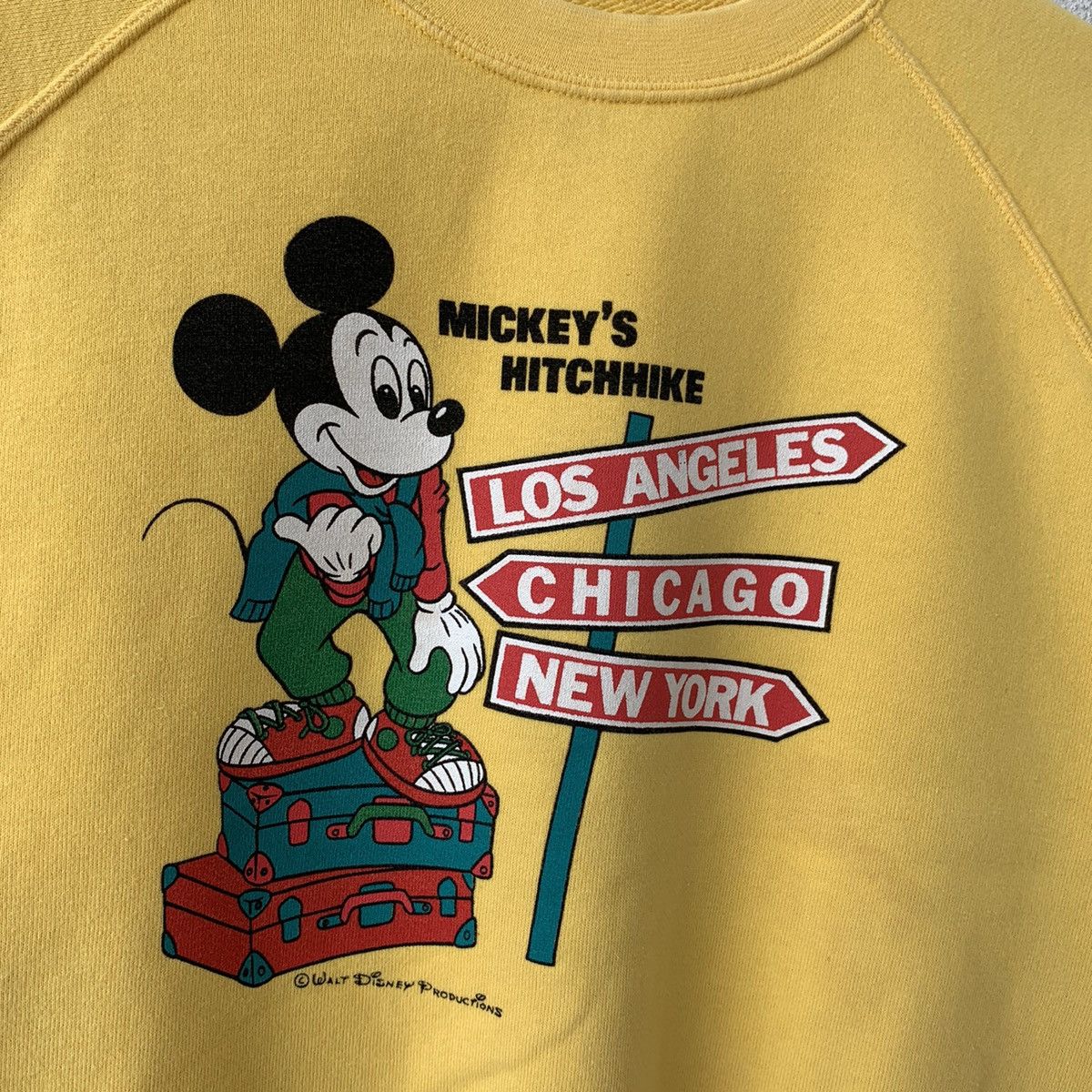 Disney × Mickey Mouse vintage MICKEY MOUSE sweatshirt spell out big design.. Size US S / EU 44-46 / 1 - 3 Thumbnail